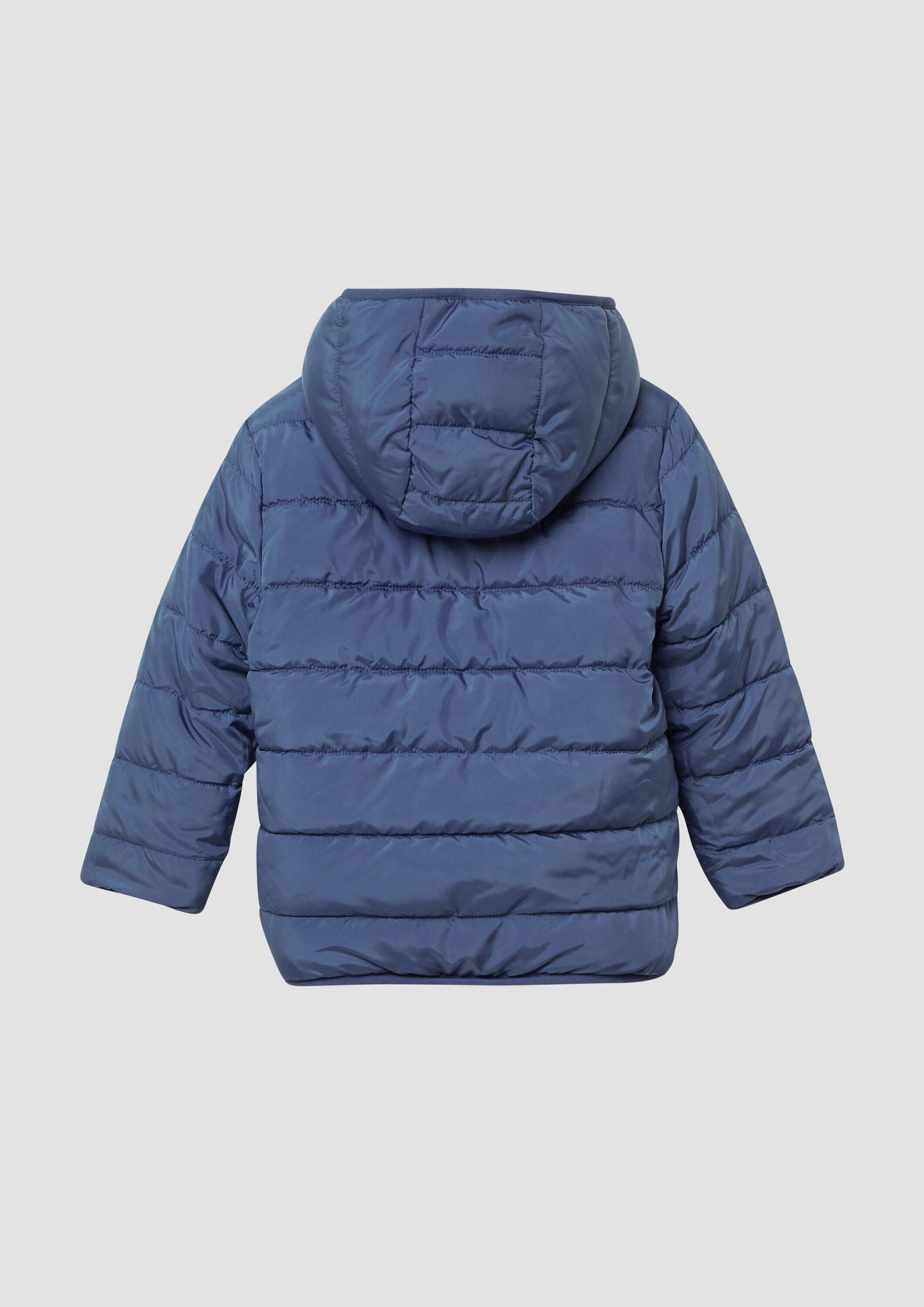 s.Oliver Funktionsjacke Outdoor-Jacke Wendejacke mit Steppung und kuscheligem Teddyplüsch