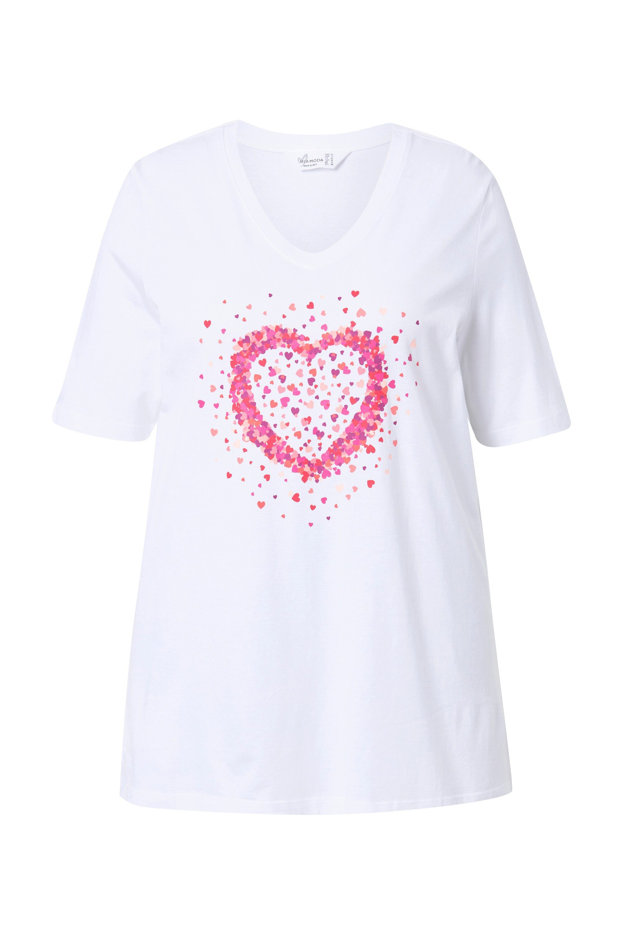 MIAMODA T-Shirt T-Shirt A-Linie Herz-Print günstig online kaufen