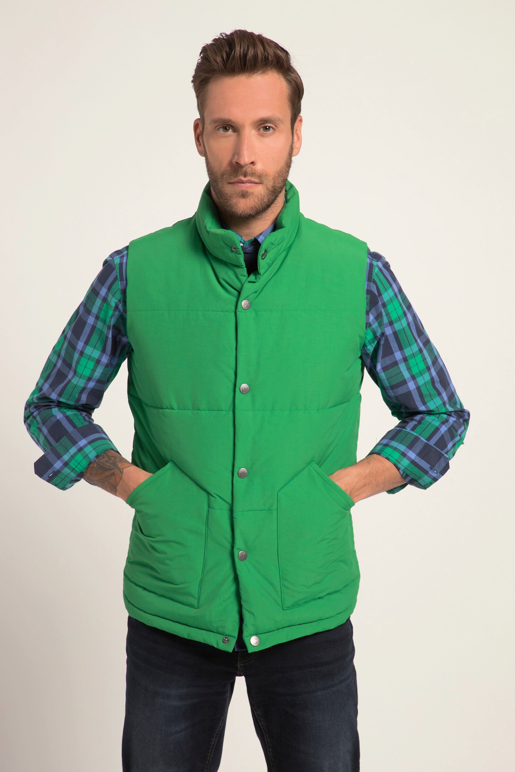 Steppweste Steppweste Outdoor Stehkragen Zipper