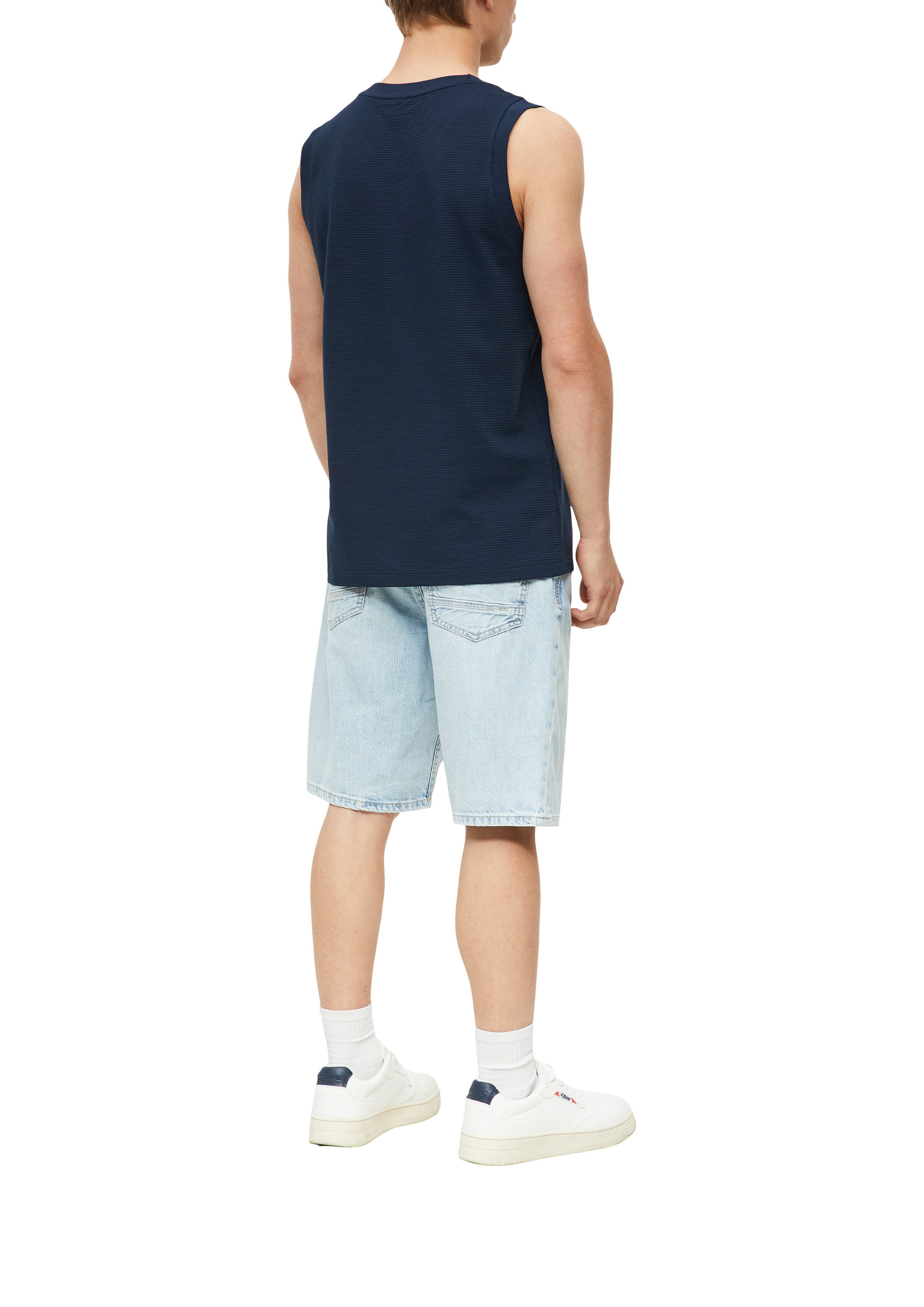 s.Oliver Tanktop Sommertop in feiner Streifen-Optik – Bild 2 von 4