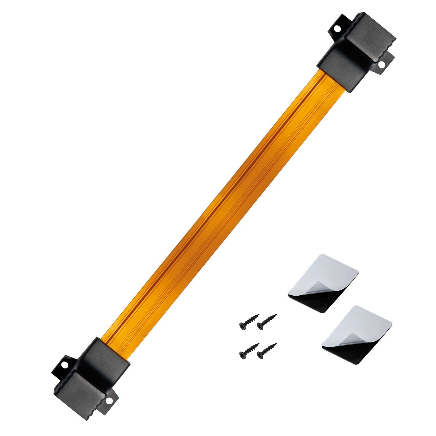 ARLI »RJ45 Fensterdurchführung für Netzwerkkabel inkl. Klebepads + Schrauben Set Flachkabel LAN