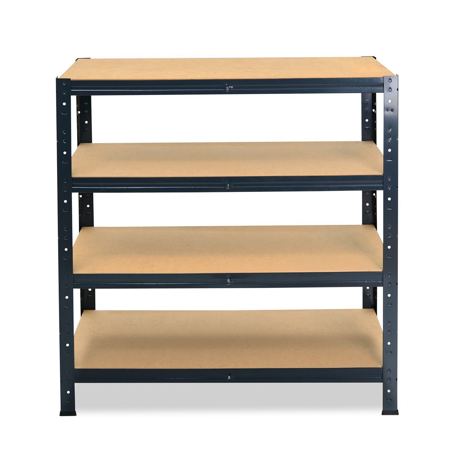 shelfplaza Schwerlastregal HOME, 100x23x45cm 4 mit 175kg als anthrazit, Lagerregal, Garagenregal, Metall Werkstattregal Metallregal Böden, Tragkraft oder mit Kellerregal, Steckregal