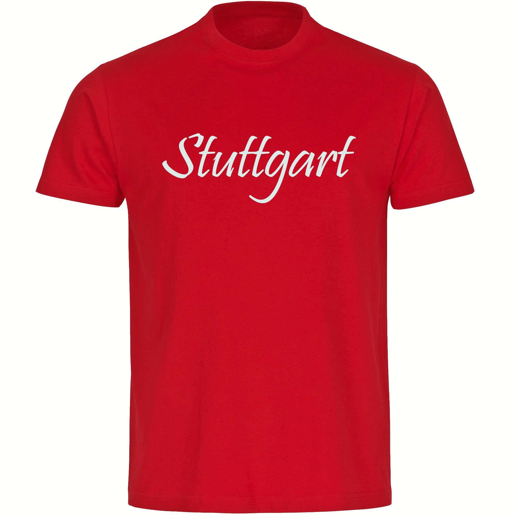 multifanshop T-Shirt Kinder Stuttgart - Schriftzug - Boy Girl