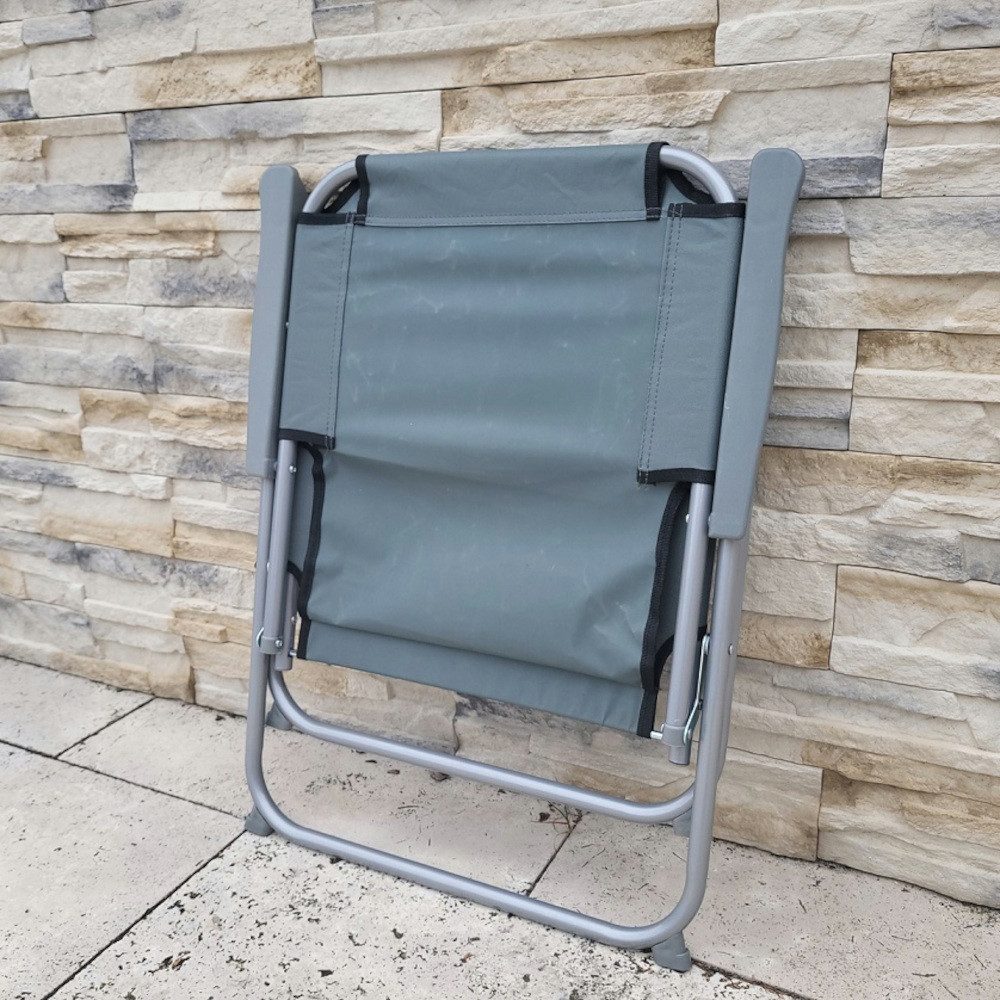 BruKa Campingstuhl 2er Set SUNNY SEAT faltbarer Klappstuhl, Faltstuhl Outdoor Stuhl – Bild 4 von 5