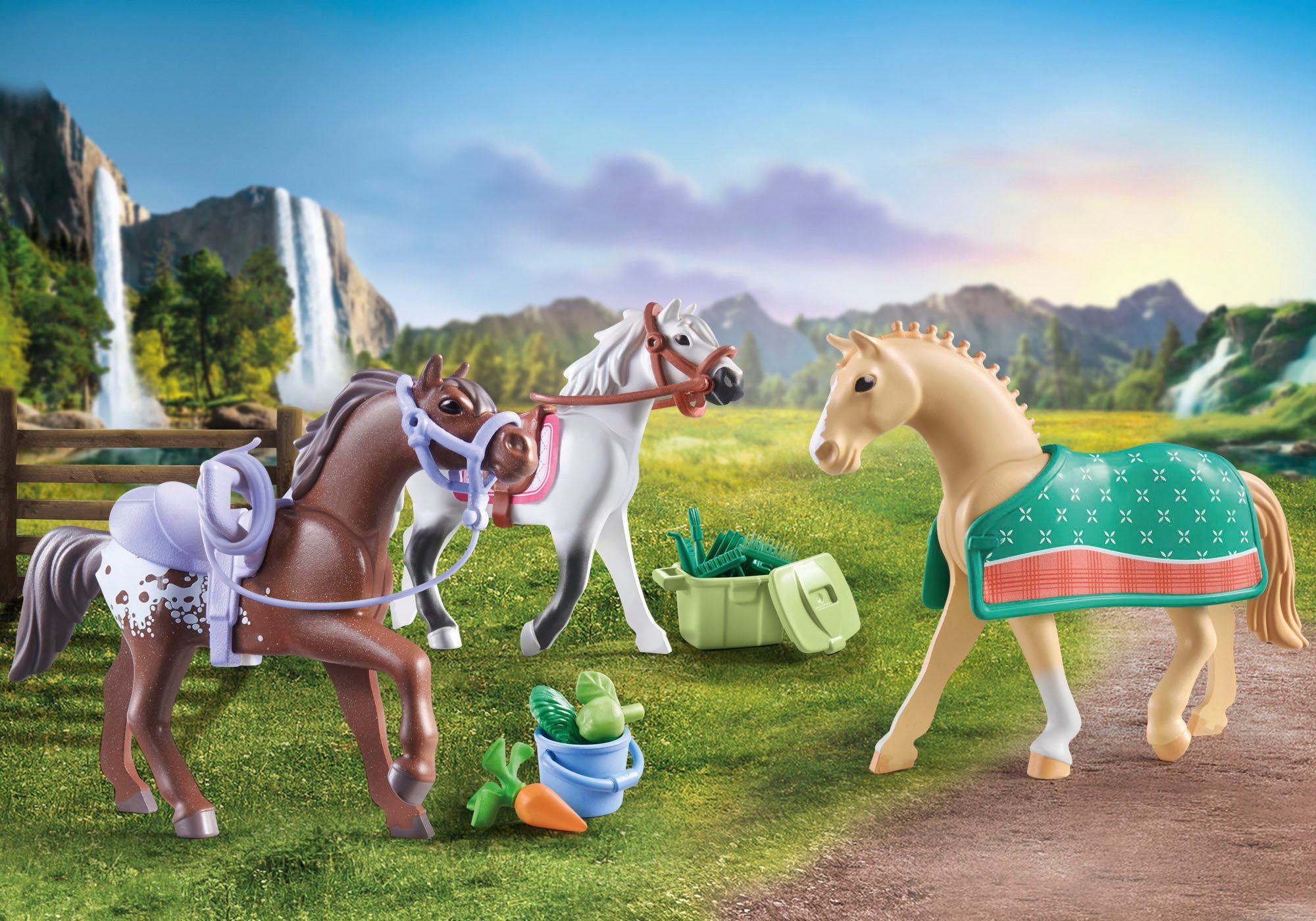 Playmobil® Morgan, Quarter Horse & Shagya günstig online kaufen