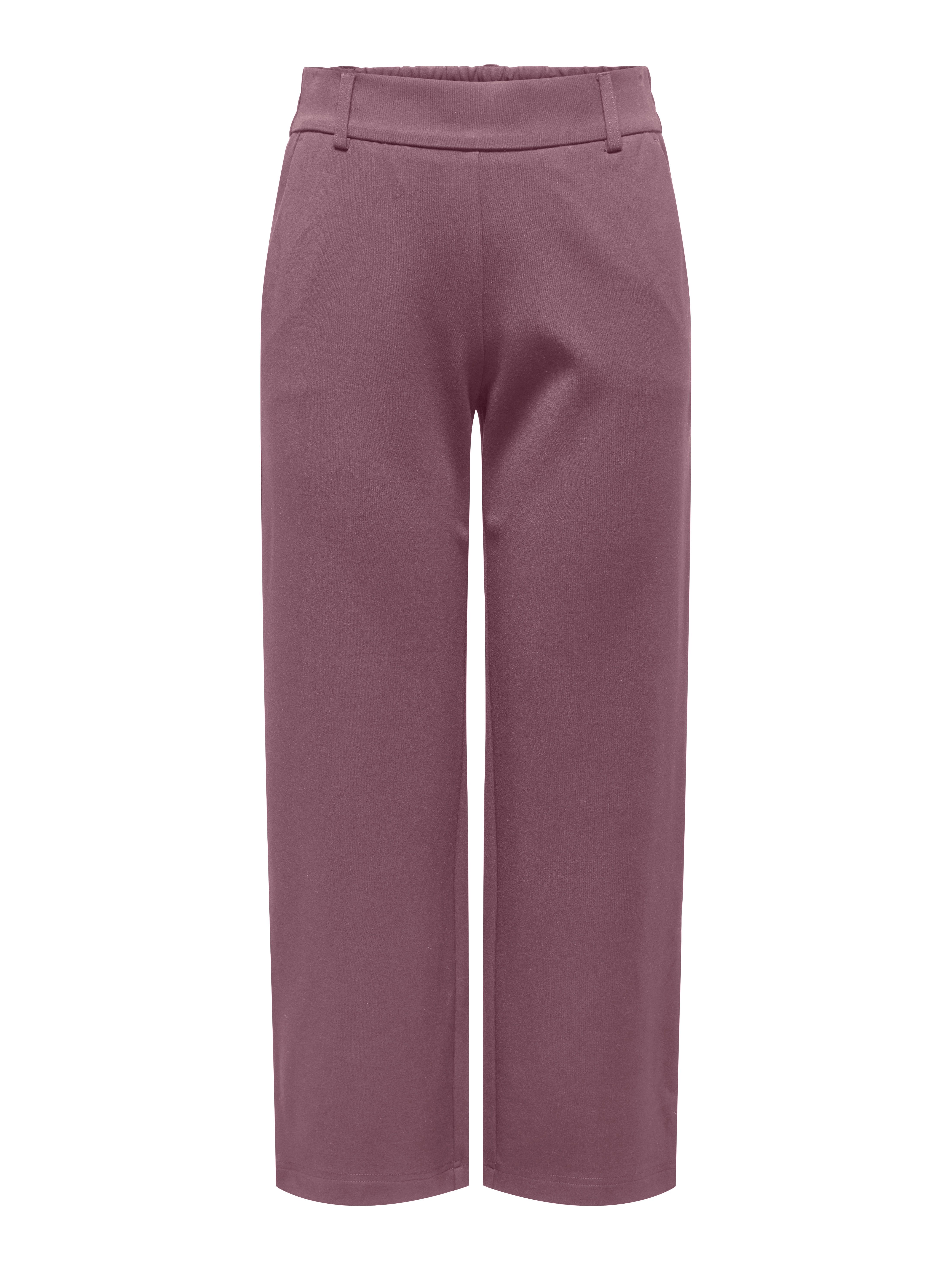 ONLY Culotte ONLPOPTRASH LIFE MW STRAIGHT CULOTTE PNT elastisches Bündchen hinten