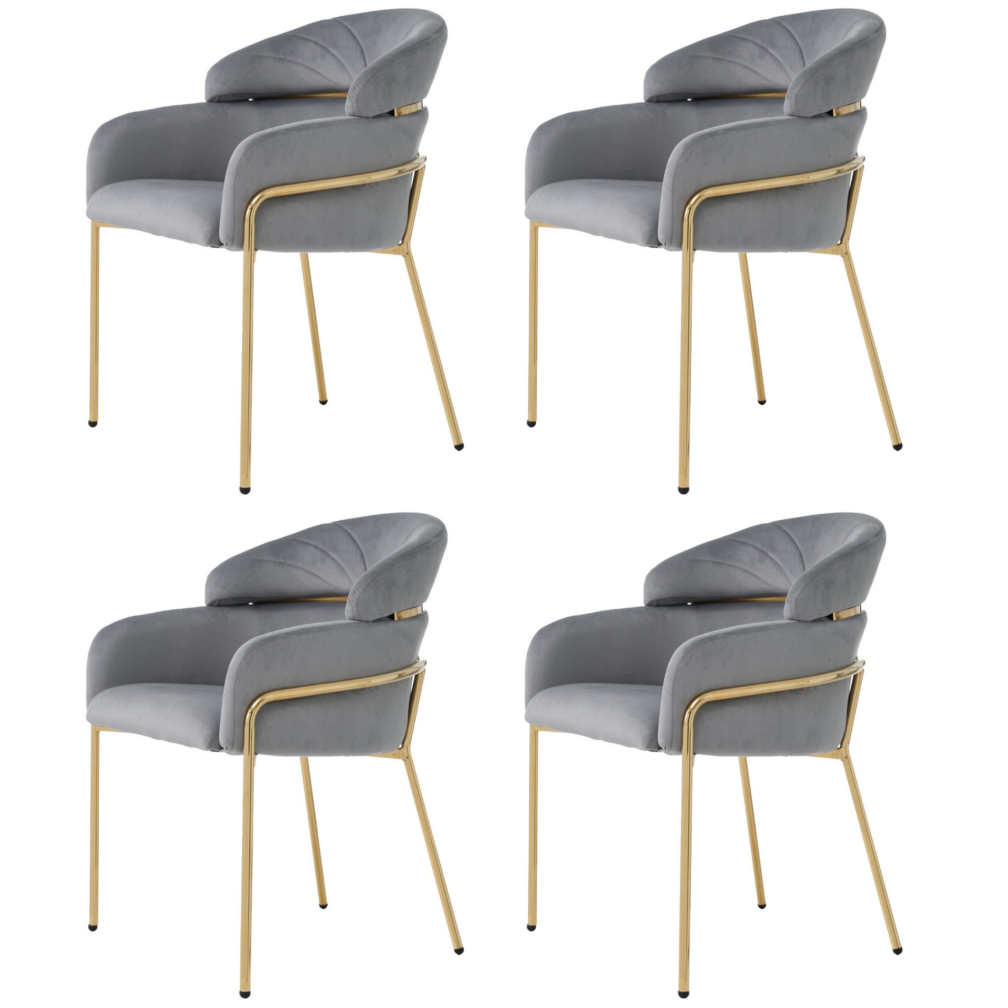MODFU Polsterstuhl Esszimmerstuhl (4 St), Schlafzimmer, günstig online kaufen