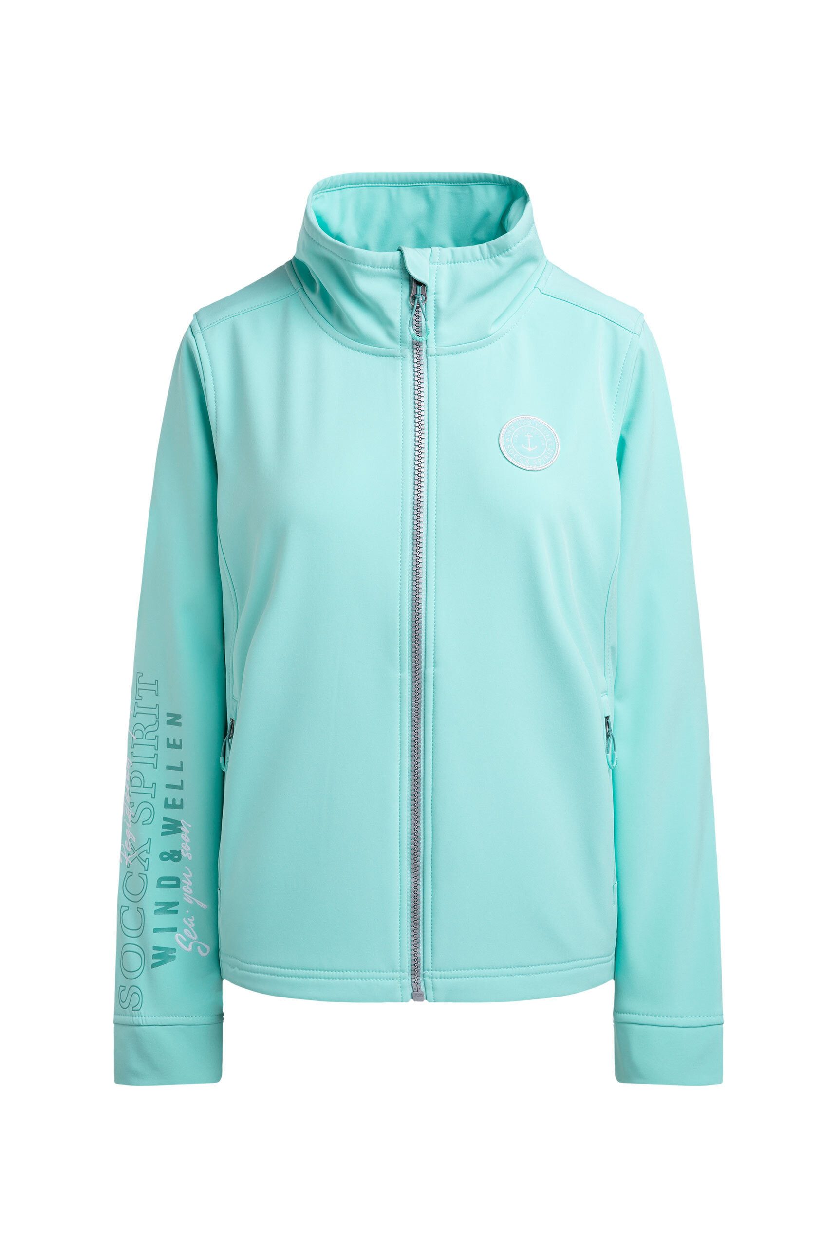 SOCCX Softshelljacke mit Stehkragen günstig online kaufen