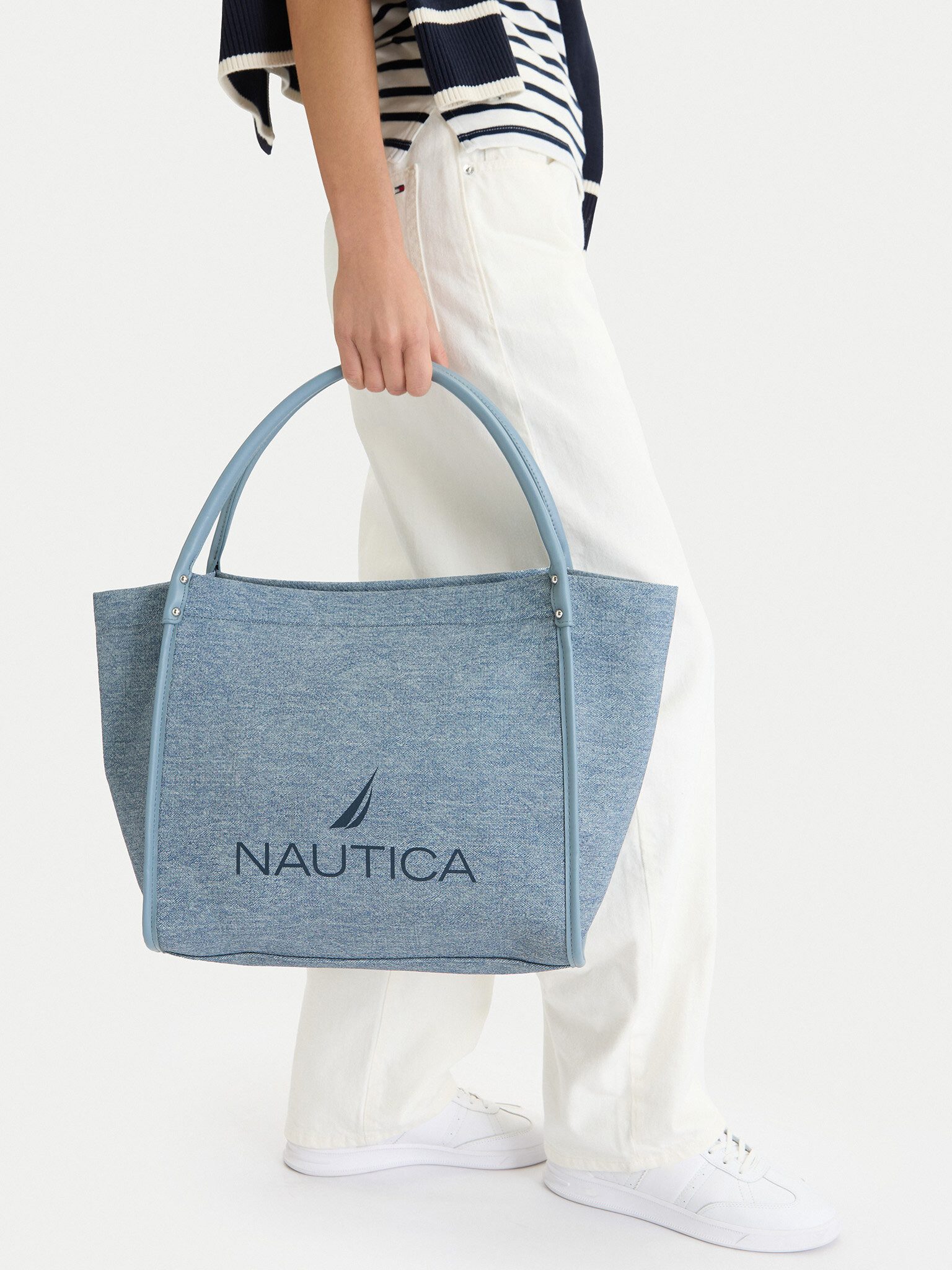 NAUTICA Handtasche Nautica Damenhandtasche Blau NAUTICA-CEO-NTC-L-001-09 Blau