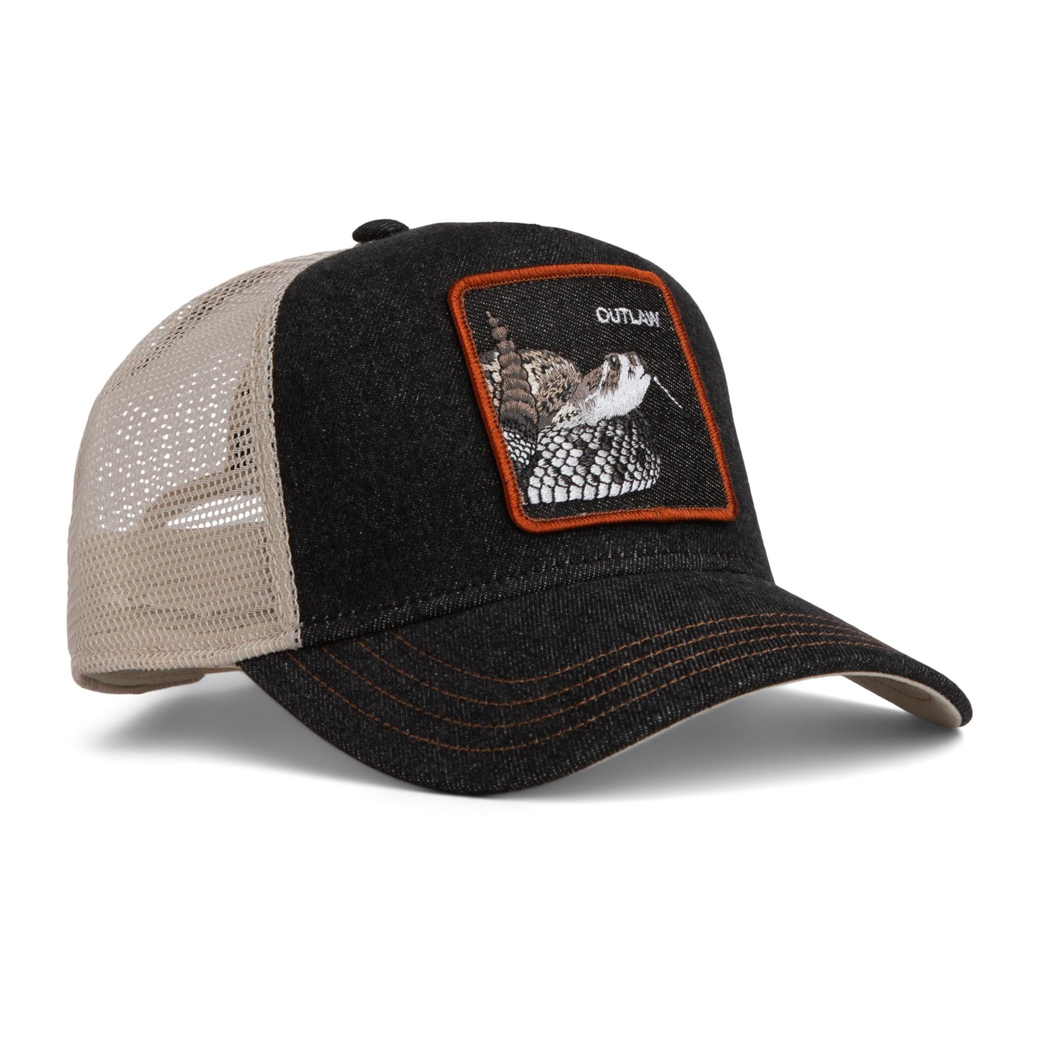 GOORIN Bros. Trucker Cap Goorin Bros. Denim Snake Trucker Cap Dark Denim (Basecap, Basecap, Trucker Kappe, Meshcap)