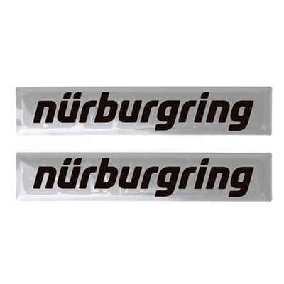 Nürburgring Aufkleber NÜRBURGRING - 3D Aufkleber - Schriftzug - 10 cm