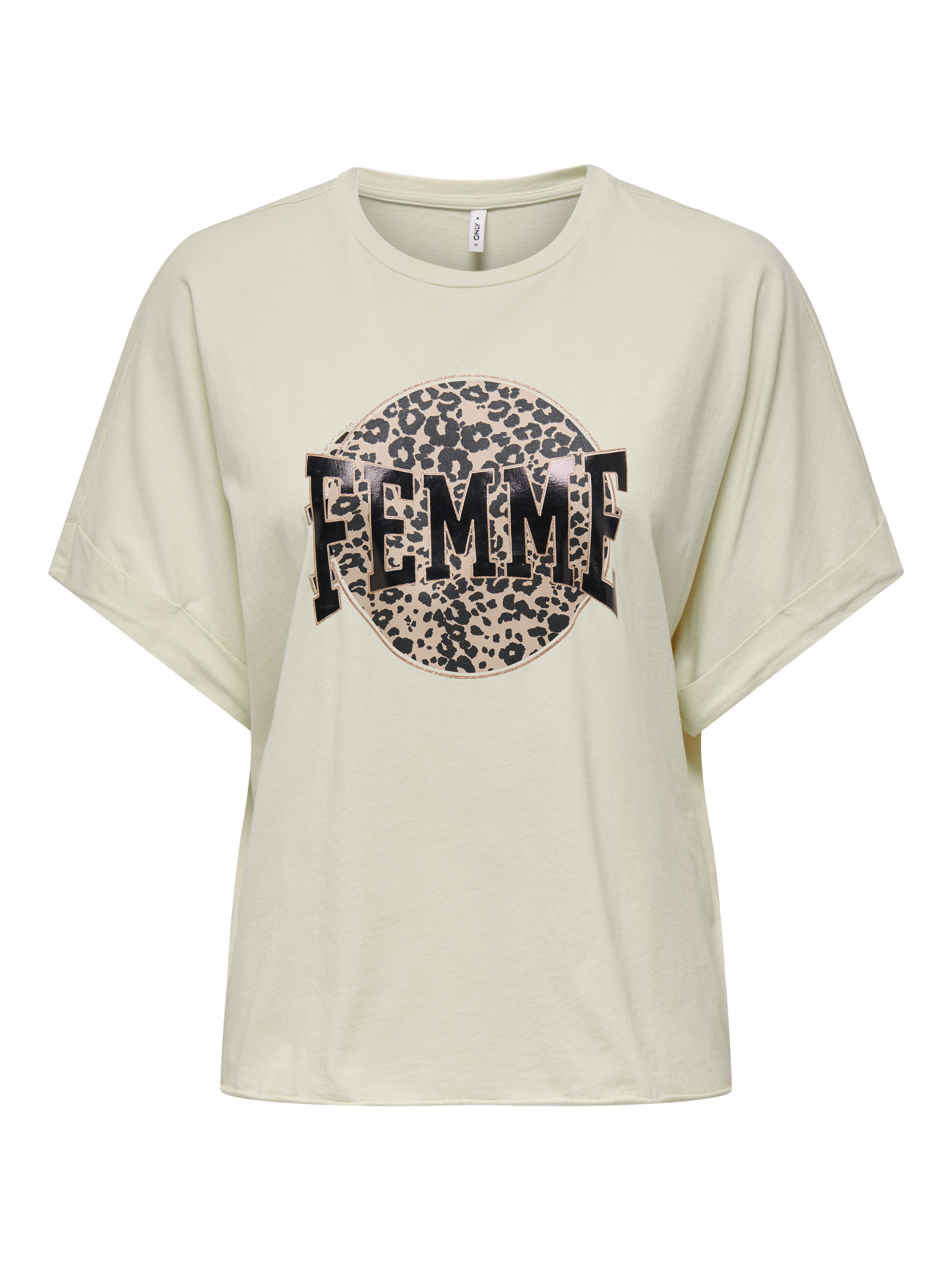 ONLY Kurzarmshirt ONLLUCY LIFE S/S LEO günstig online kaufen
