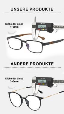 PACIEA Lesebrille Blaulichtfilter Schmal Ultraleicht&dünn Blendfrei Damen Herren