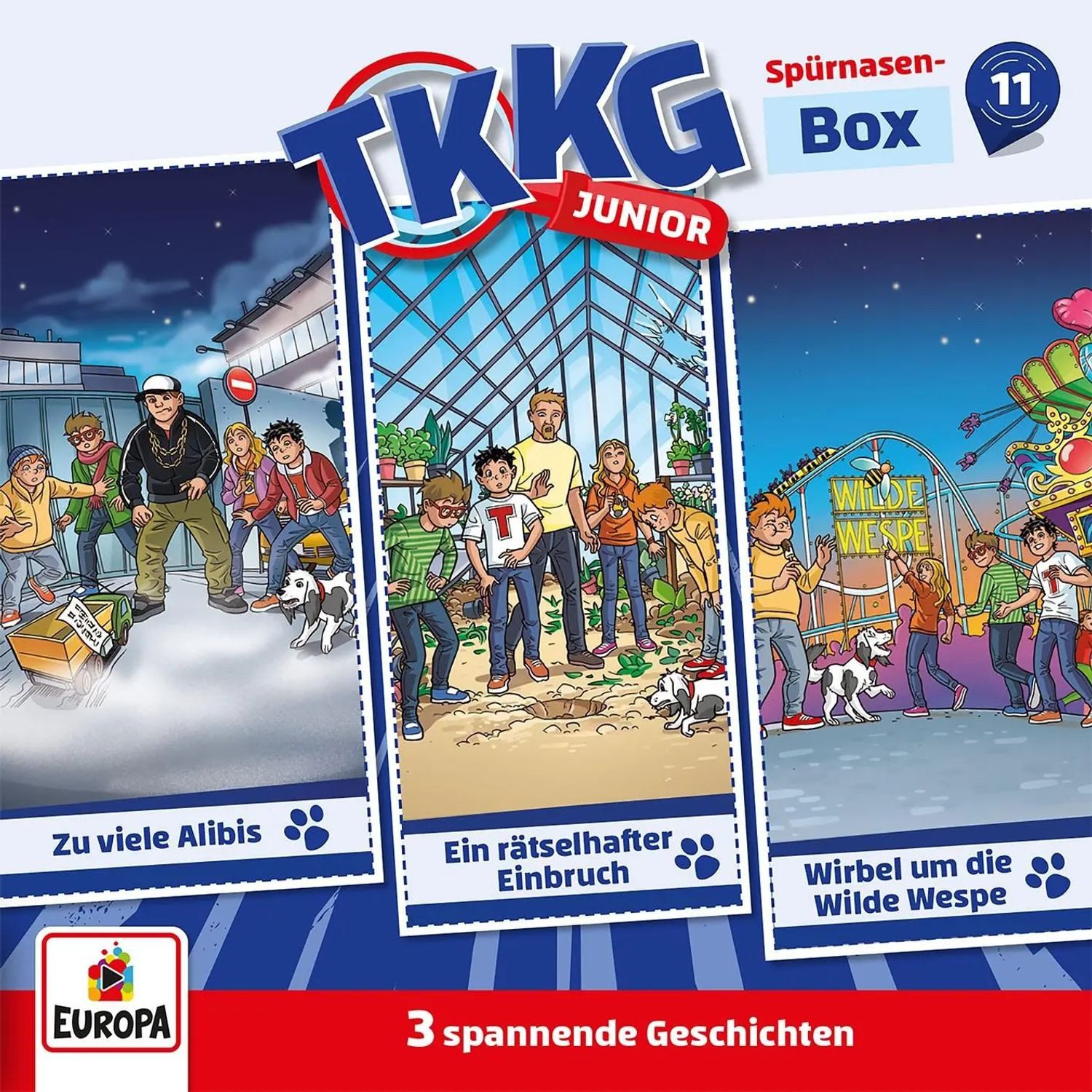 United Soft Media Hörspiel TKKG Junior Spürnasen-Box Folgen 31-33 (3 Audio-CDs)
