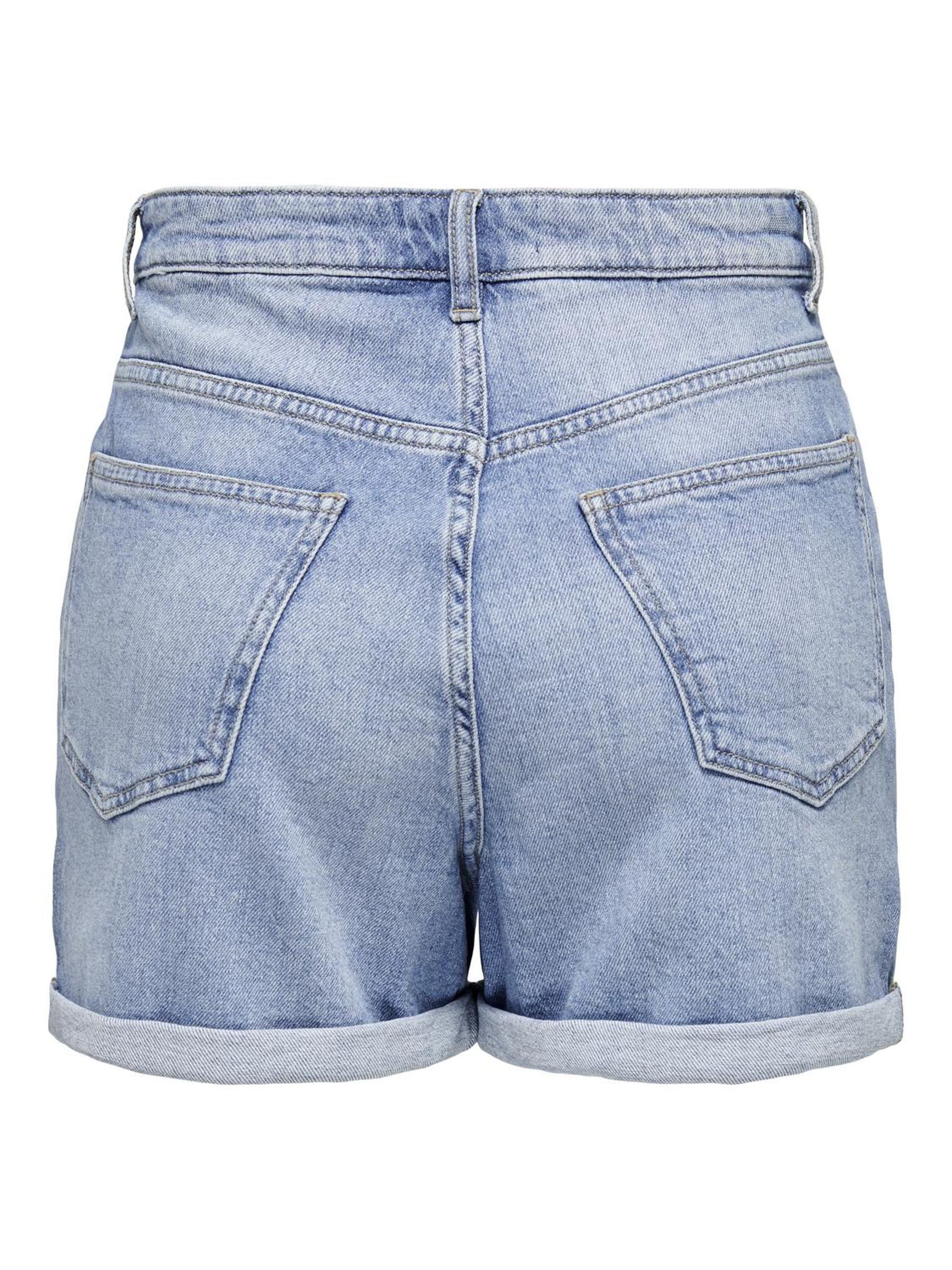 ONLY Jeansshorts Denim Bermudas High Waist günstig online kaufen