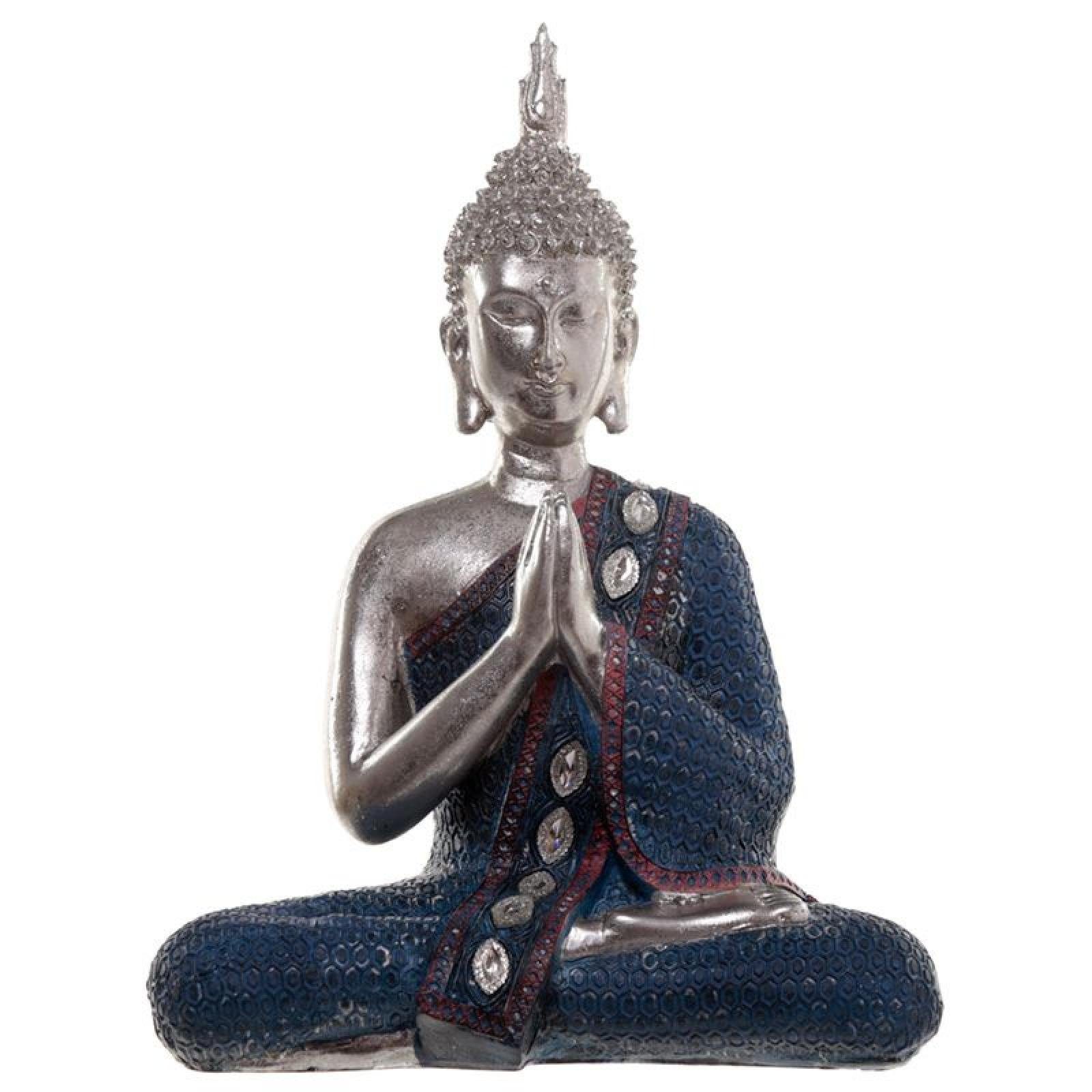 Puckator Buddhafigur Betrachtung Metallischer Buddha Thai 