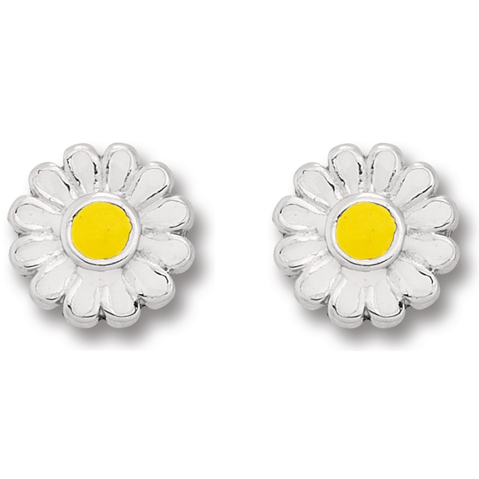 ONE ELEMENT Paar Ohrstecker Gänseblümchen aus Ohrstecker Silber, 925 Damen Ohrringe Silber Gänseblümchen Schmuck