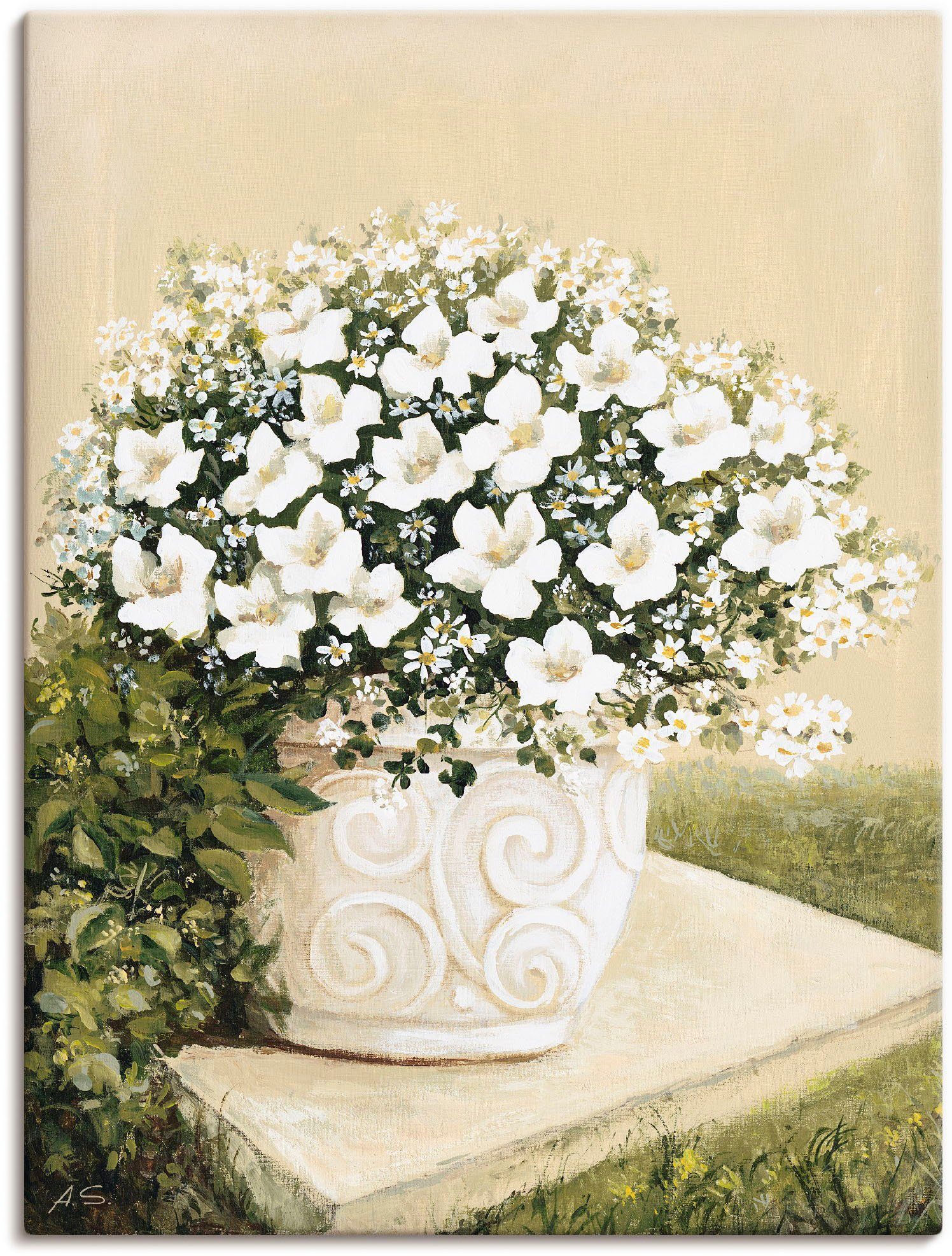 Wandbild Blumentopf I