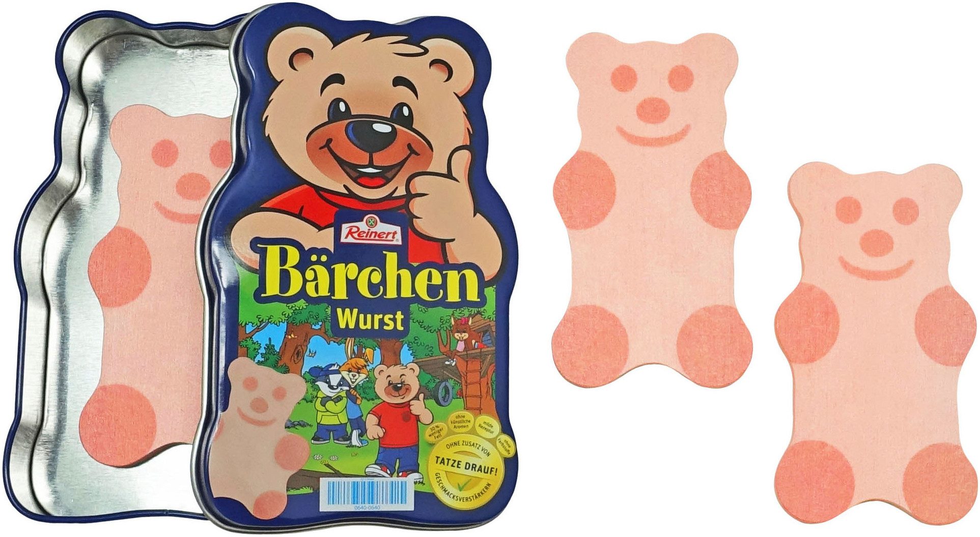 Tanner Kaufladensortiment Reinert Bärchen Wurst und Salami