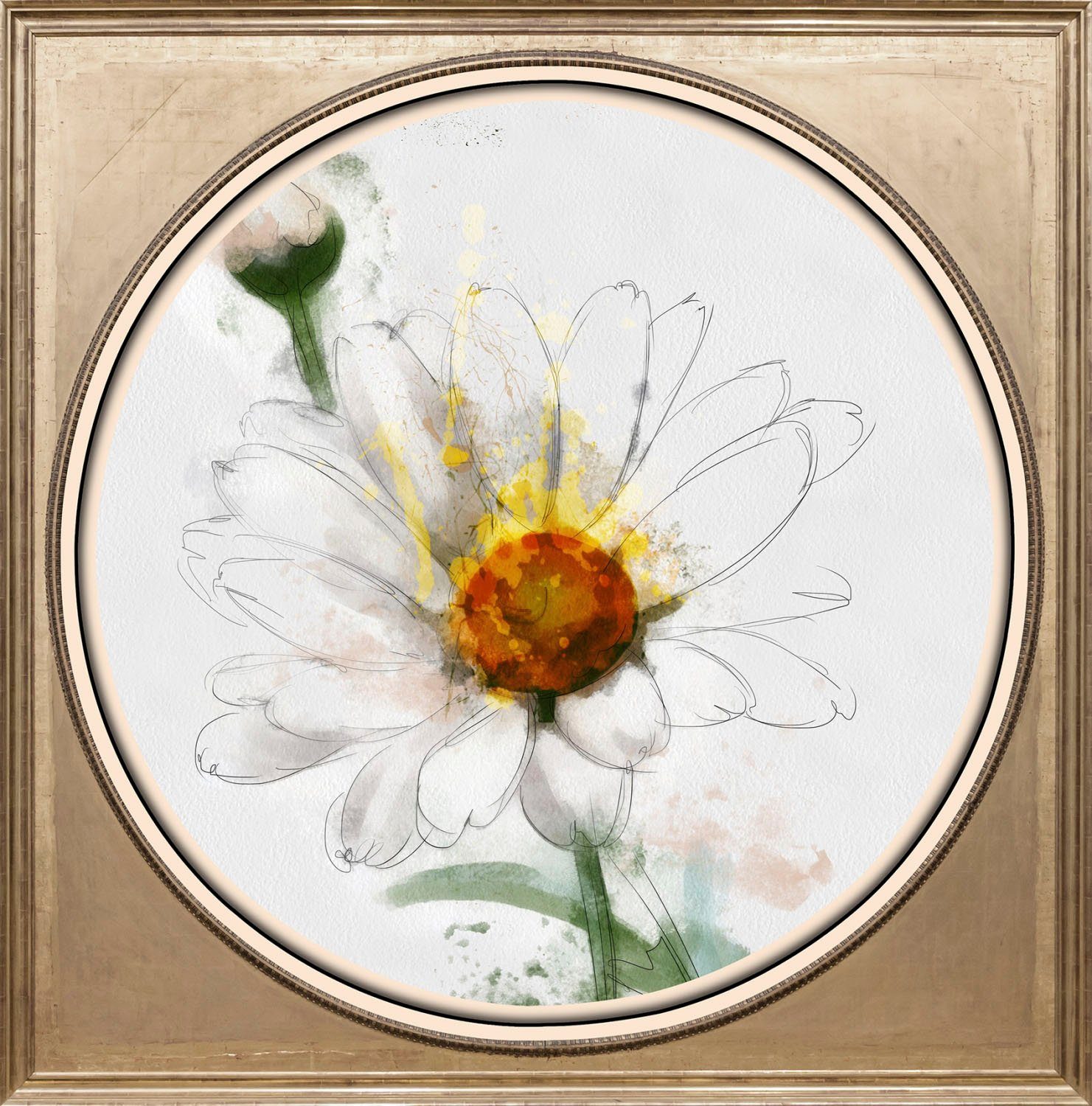 queence Acrylglasbild Blumen, Blumen, Blumenbilder, Gemälde, Kunst, Pflanzen, Pflanzenbilder, Fine Art-Print in Galeriequalität