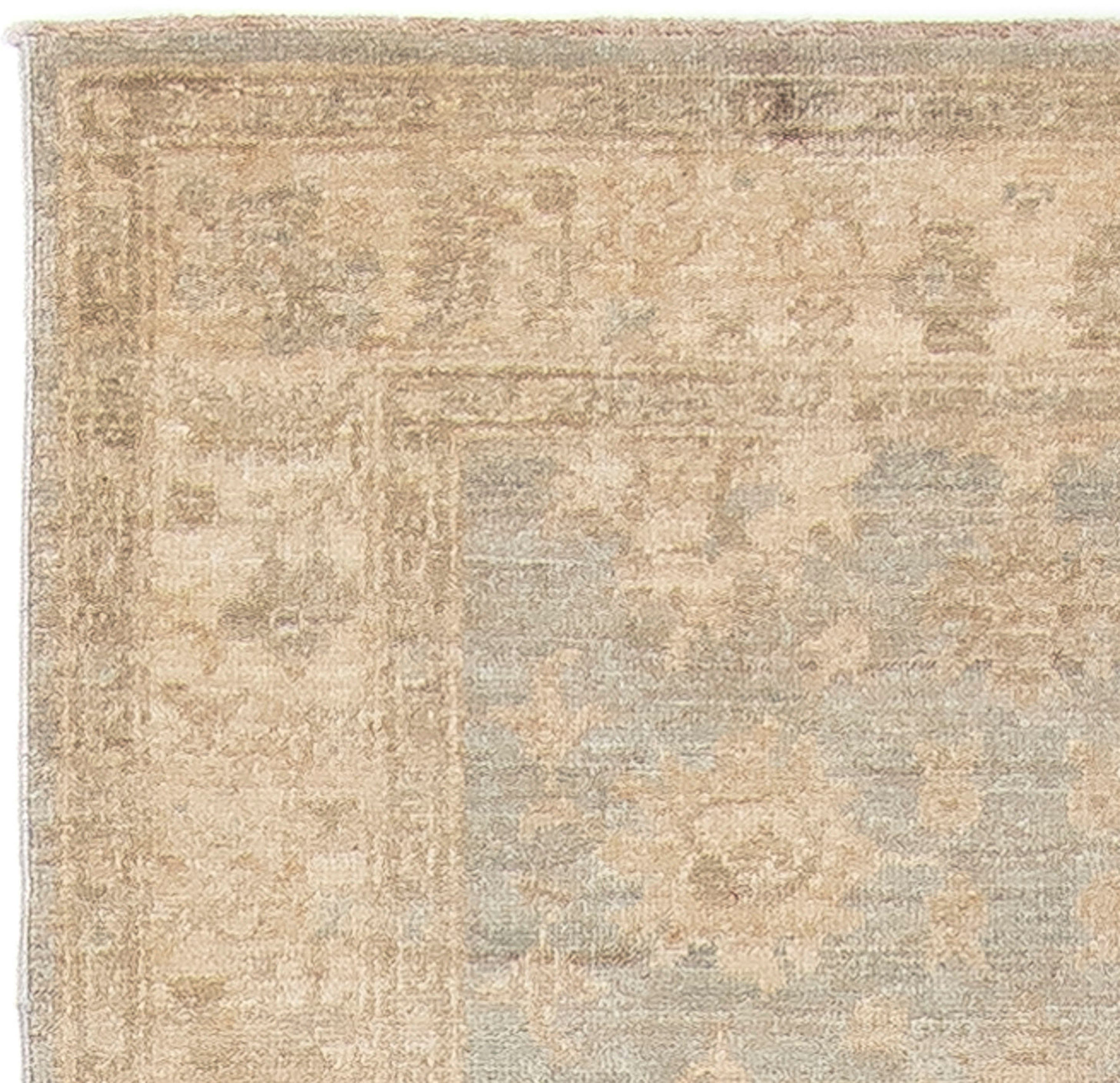 Ziegler rechteckig, mit 6 x Handgeknüpft, Einzelstück beige, morgenland, - Wohnzimmer, mm, Höhe: 299 79 Orientteppich Zertifikat - cm