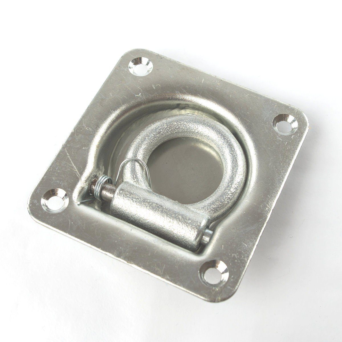 ProPlus Öse ca. 100 x 95 mm Zurrmulde mit Metallring für bis zu 800 kg Zurrpunkt (1-St), inkl. Klappfeder