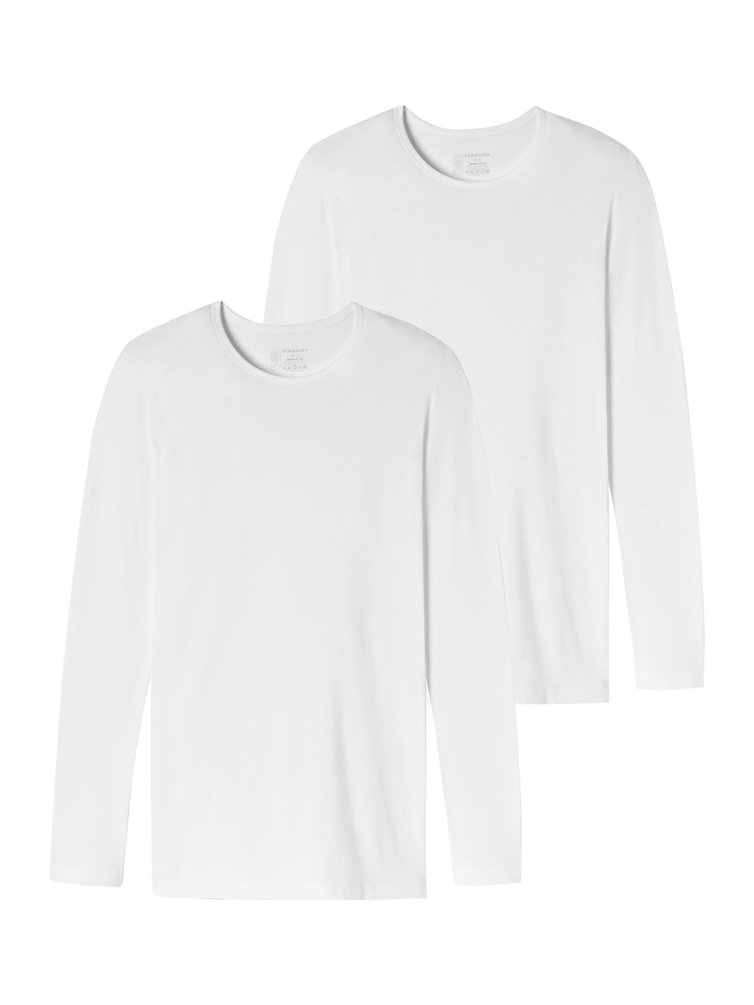 Schiesser Longsleeve 95/5 Originals (2-tlg) unterhemd shirt langarm günstig online kaufen