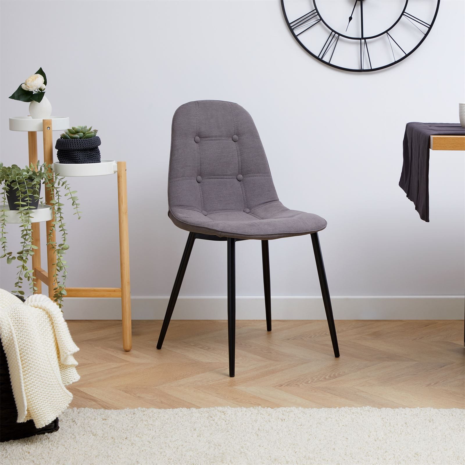 IDIMEX Esszimmerstuhl ALVARO (4 St), Esszimmerstühle Polsterstuhl Sitzgrupp günstig online kaufen