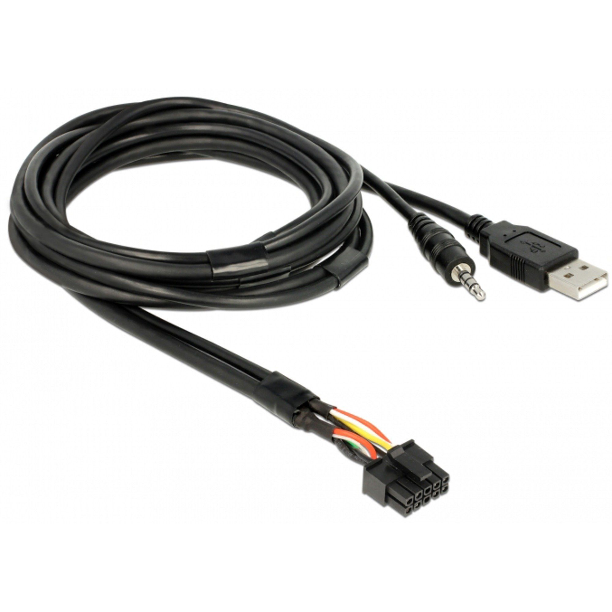 DeLOCK USB Verlängerungskabel, USB A + 3,5mm Audio-Kabel