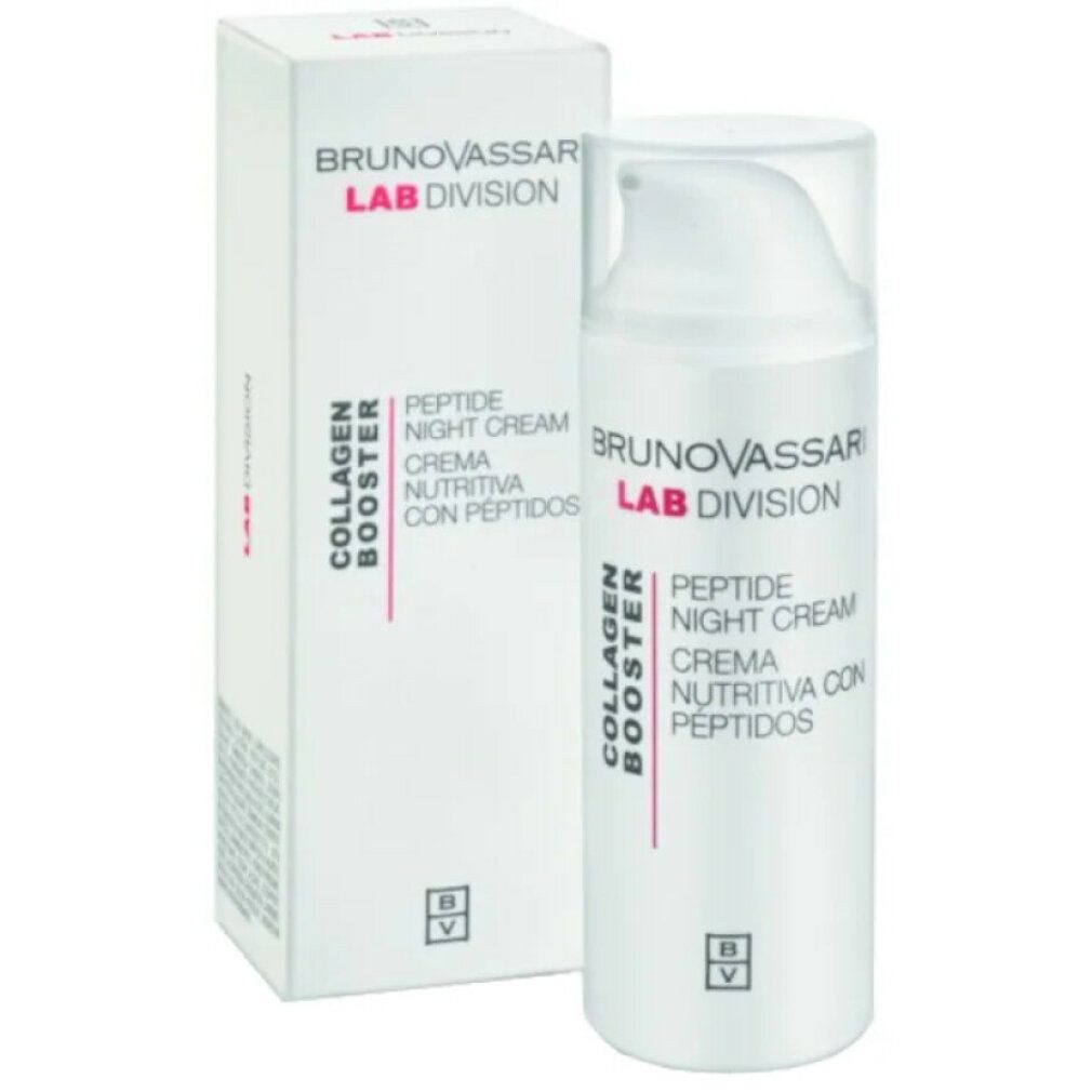Bruno Vassari Körperpflegemittel, Lab Division, Peptides, Anti-Ageing, Night, Cream, For Face, 50ml
