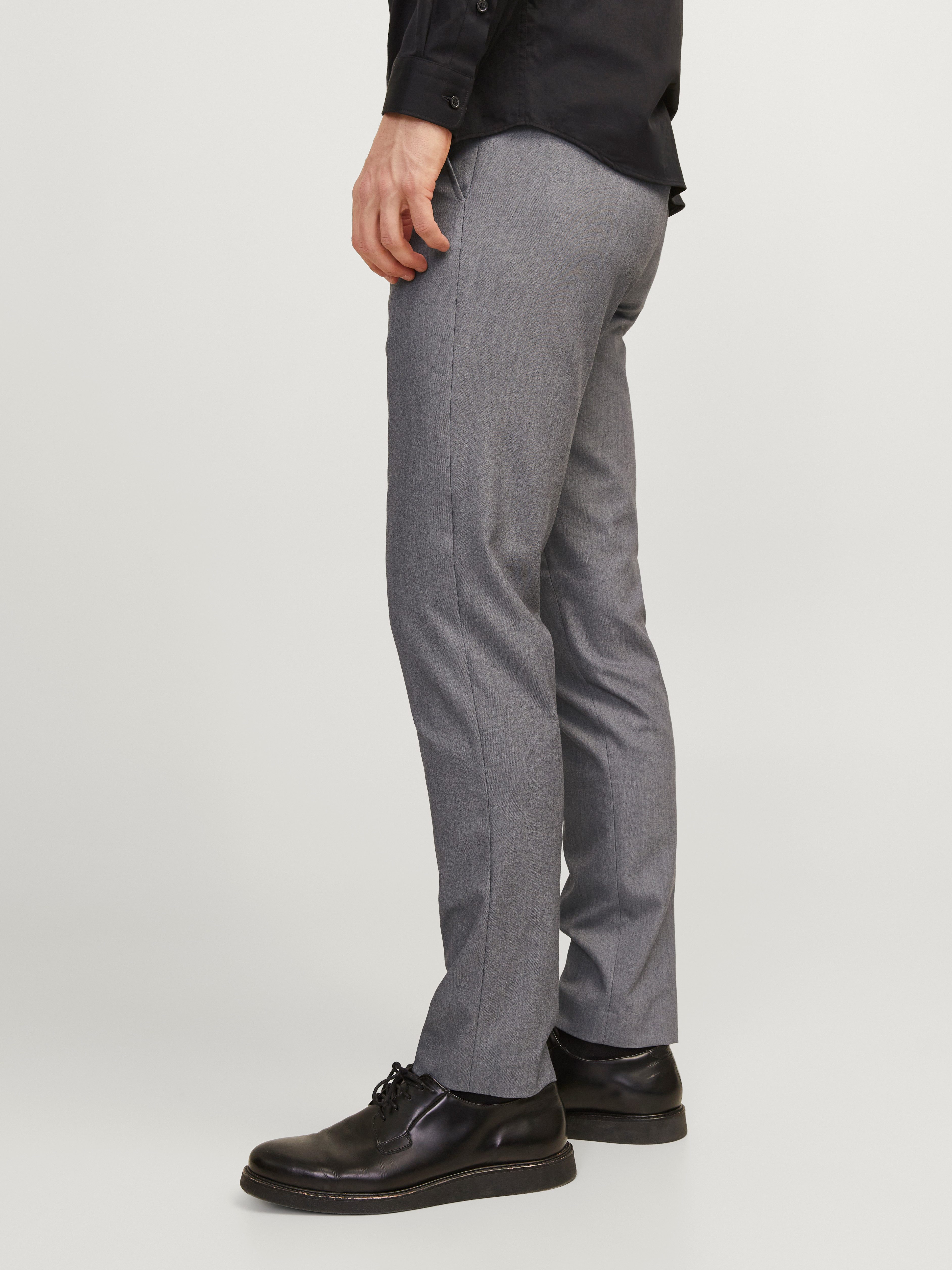 Jack & Jones Anzughose JPRFRANCO Hose mit schmalem Bein und cleanem Look meliert, modisch, slim fit, Kunstfaser