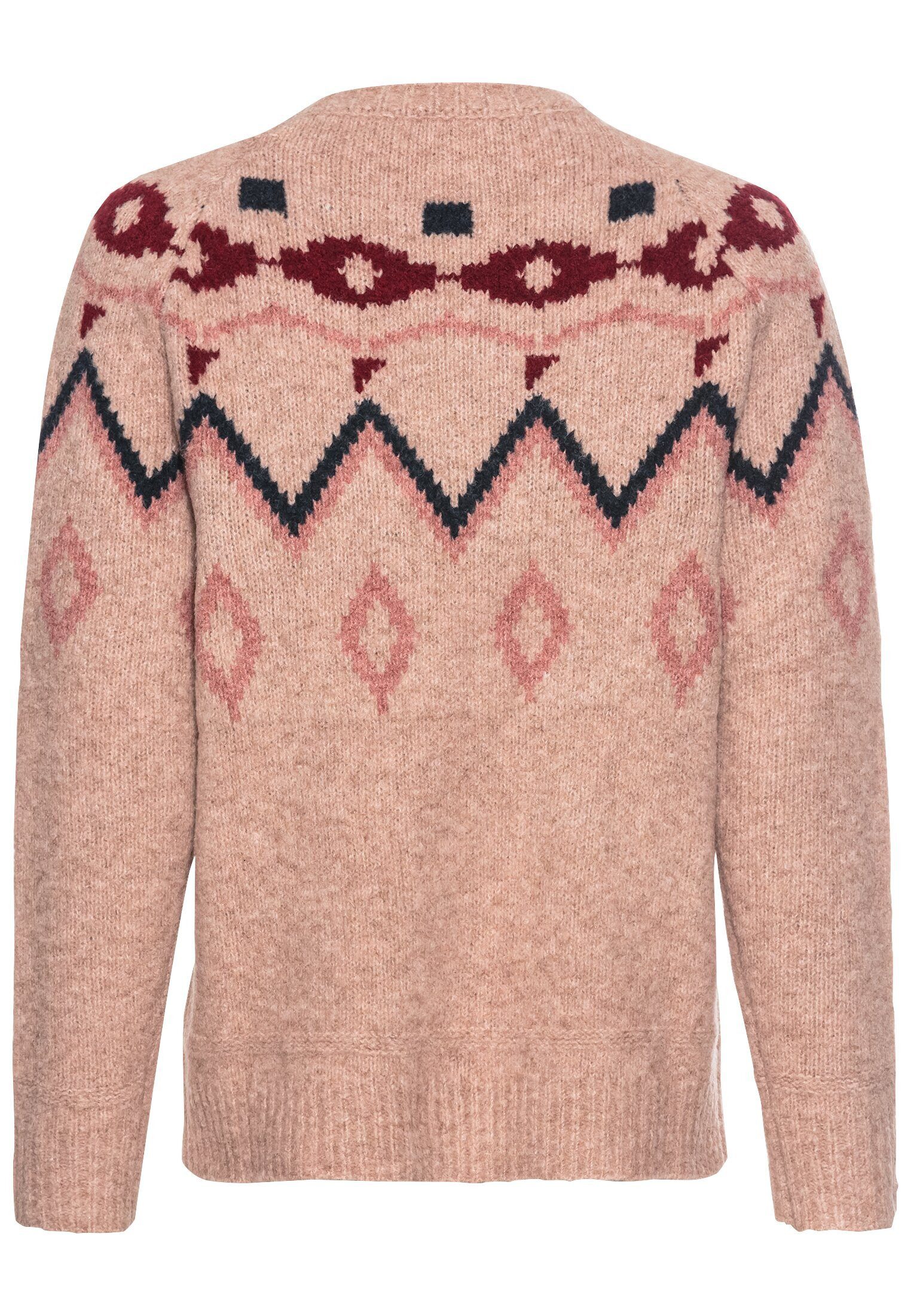 camel active Strickpullover Strickpullover mit Norwegermuster günstig online kaufen