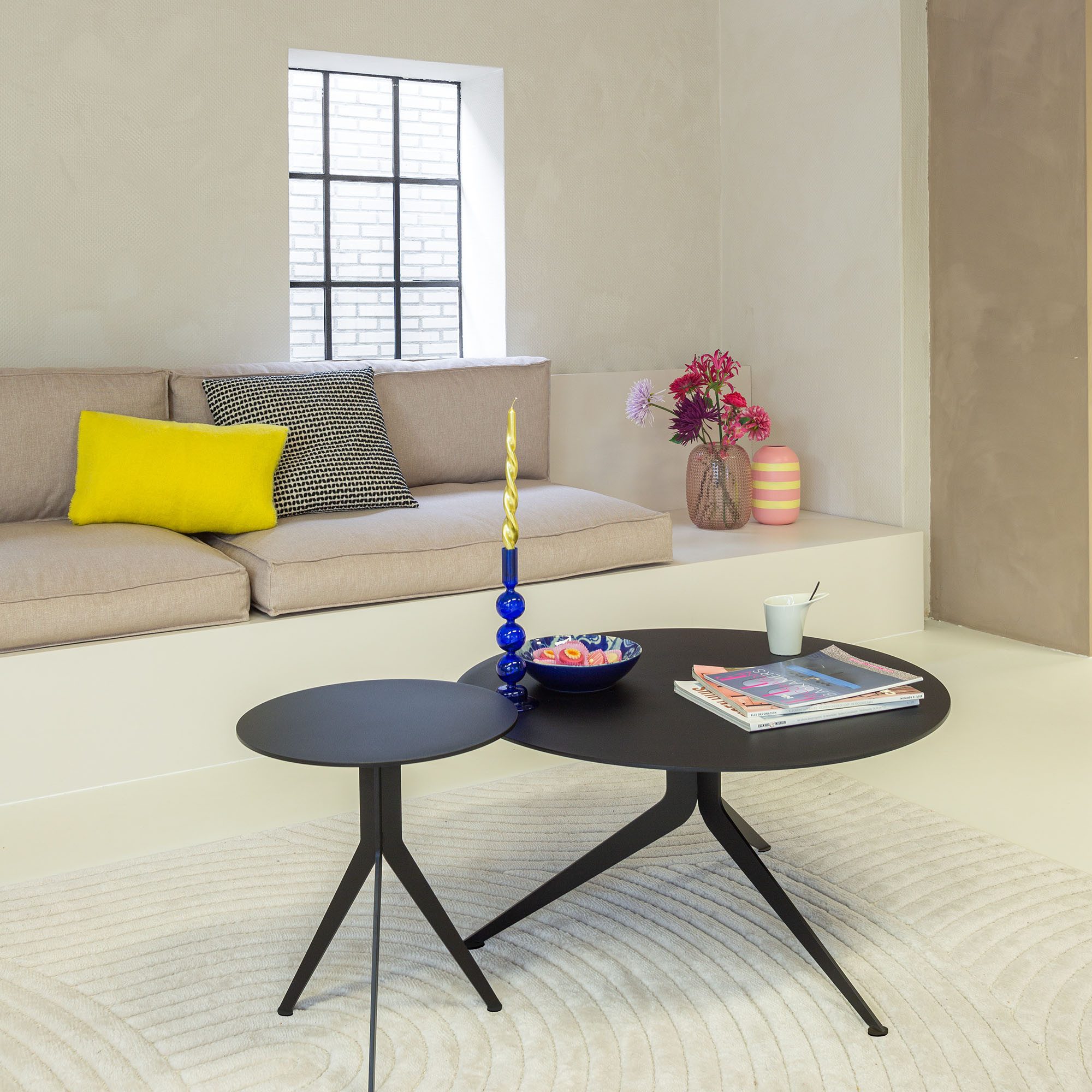 Spinder Design Beistelltisch DALEY HIGH, Beistelltisch aus Stahl