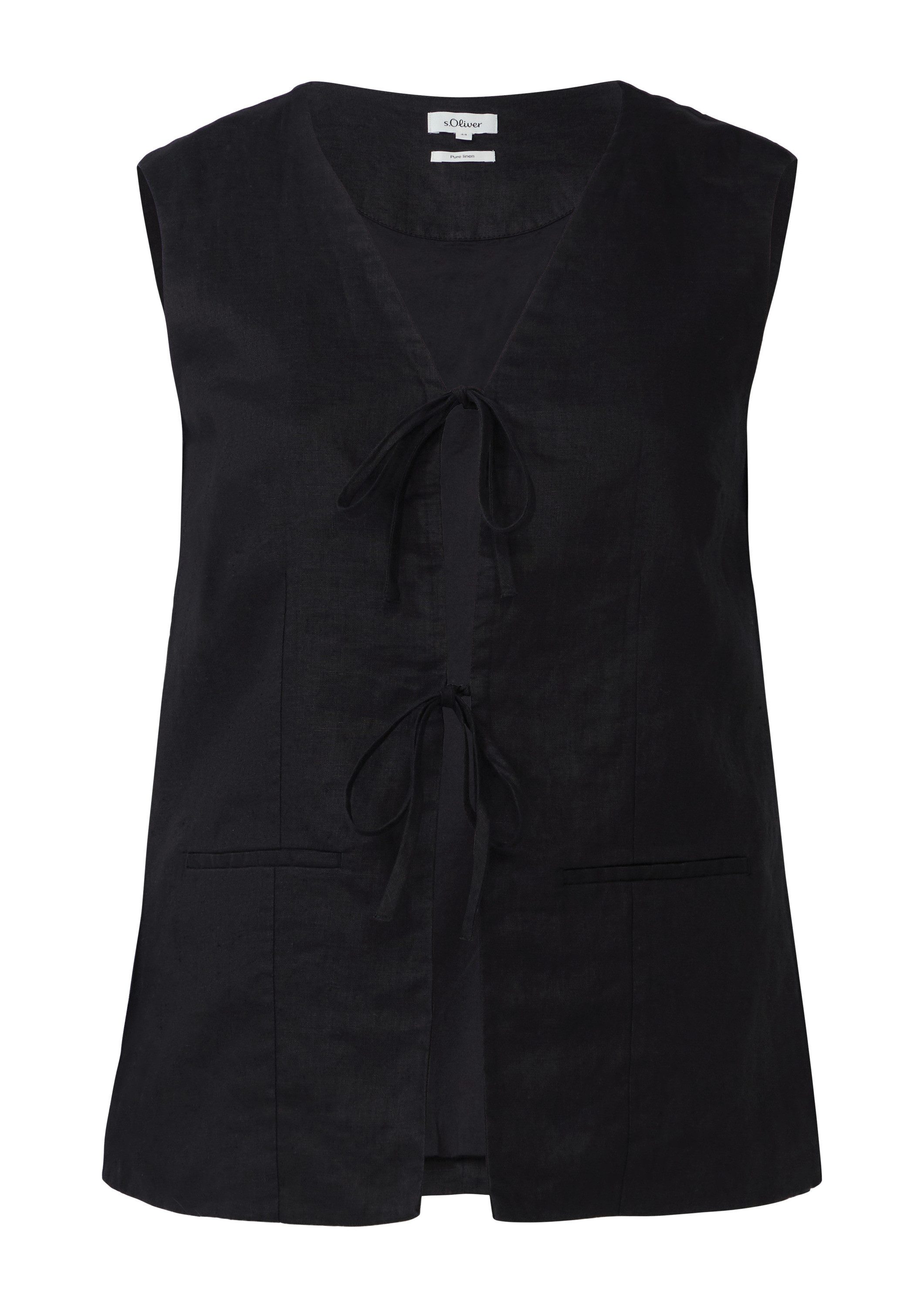 s.Oliver Funktionsweste Indoor-Weste Weste aus Leinen günstig online kaufen