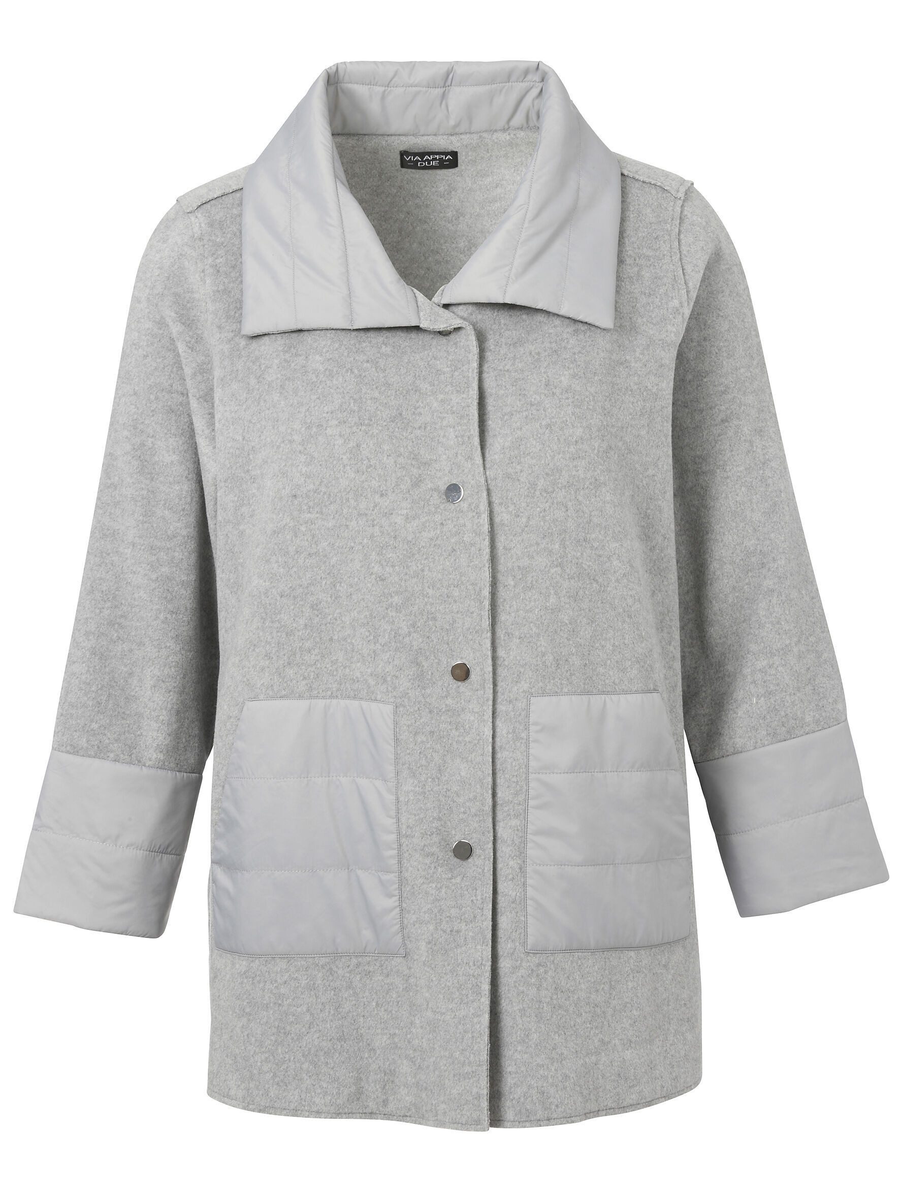 VIA APPIA DUE Kurzmantel mit Stepp-Details