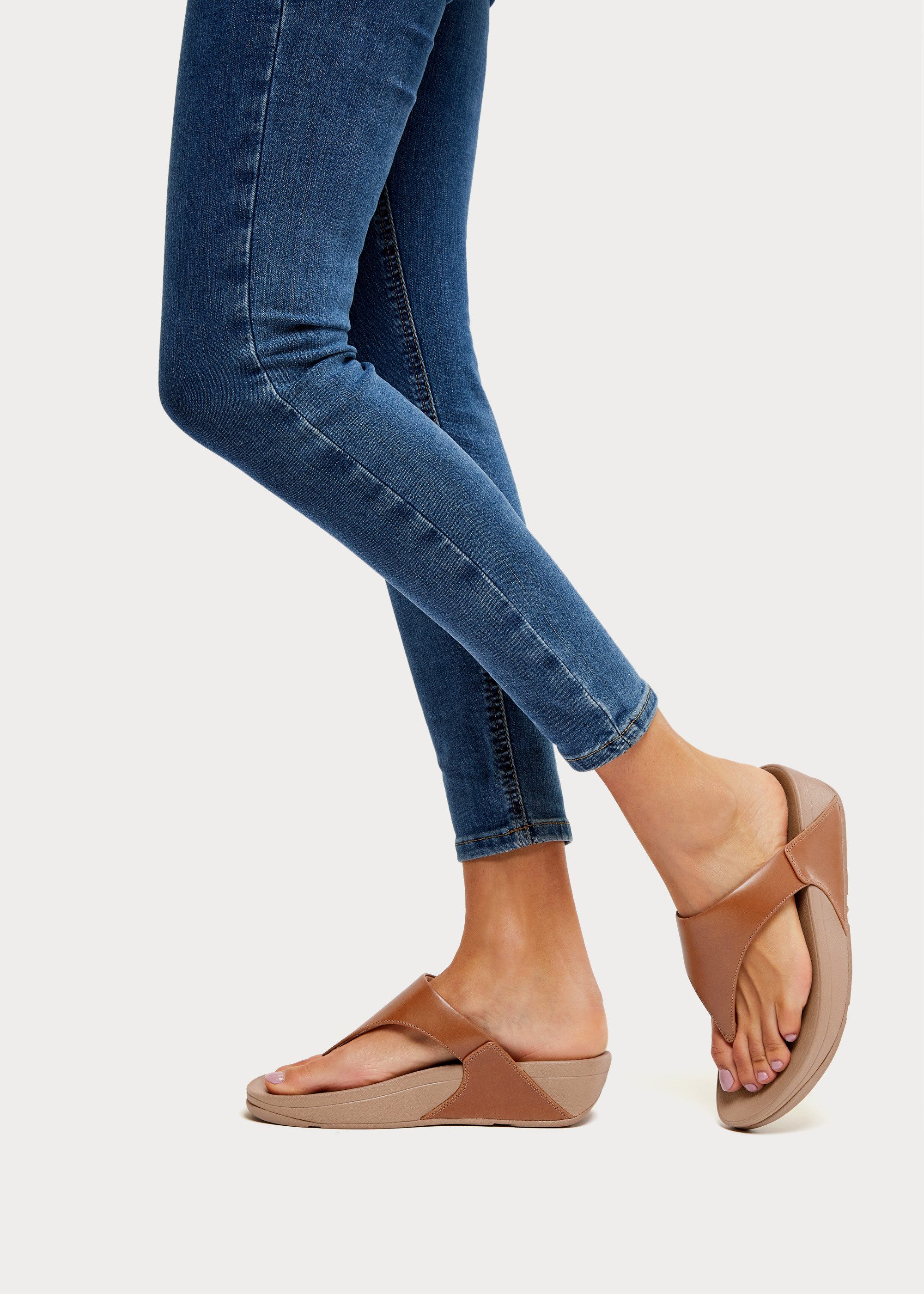 Fitflop LULU LEATHER TOEPOST Dianette, Pool günstig online kaufen