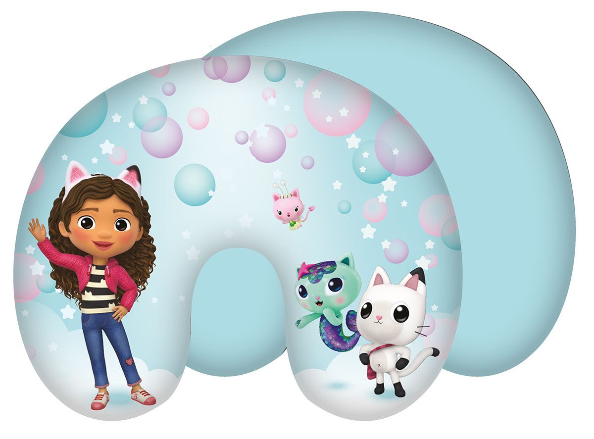 DreamWorks Reisekissen Dream Works Gabbys Dollhouse Reisekissen Nackenkissen Netflix-Serie Kä