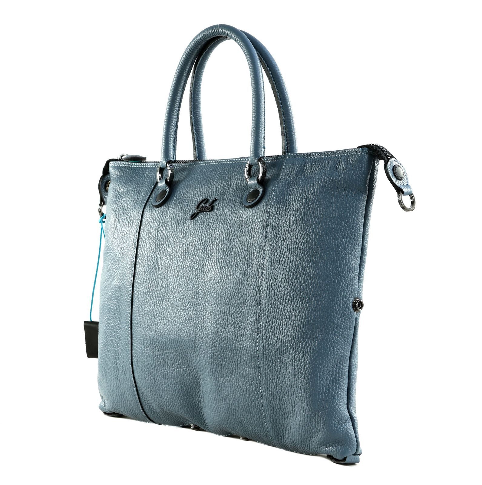 Gabs Schultertasche TG Bull Black Shoulder Bag (Set, 2-tlg), aus echtem Kalbsleder