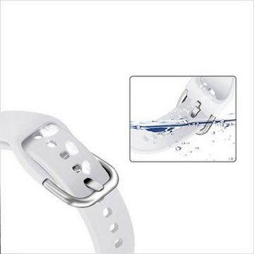 Hurtel Uhrenarmband Silikonarmband Ersatz Smartwatch-Armband universal 22mm Breite