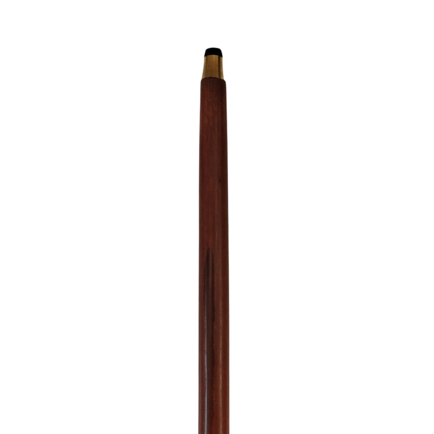 FTWdesign Frackstock Hand mit Fernrohr Spazierstock aus Holz mit goldenem Griff aus Metall