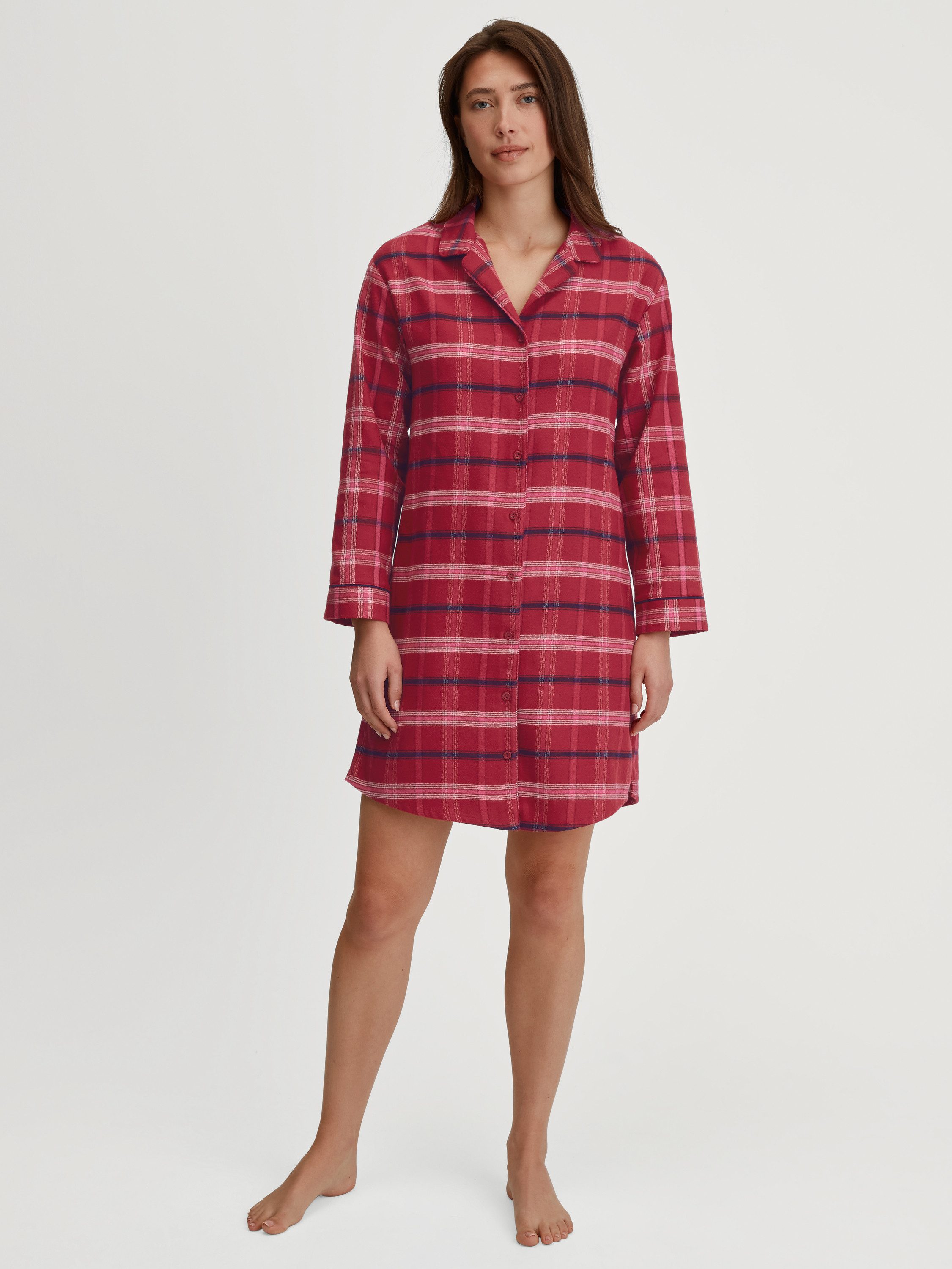 CALIDA Nachthemd Holiday Dreams Damen (1-tlg) Länge 95cm, Flannel