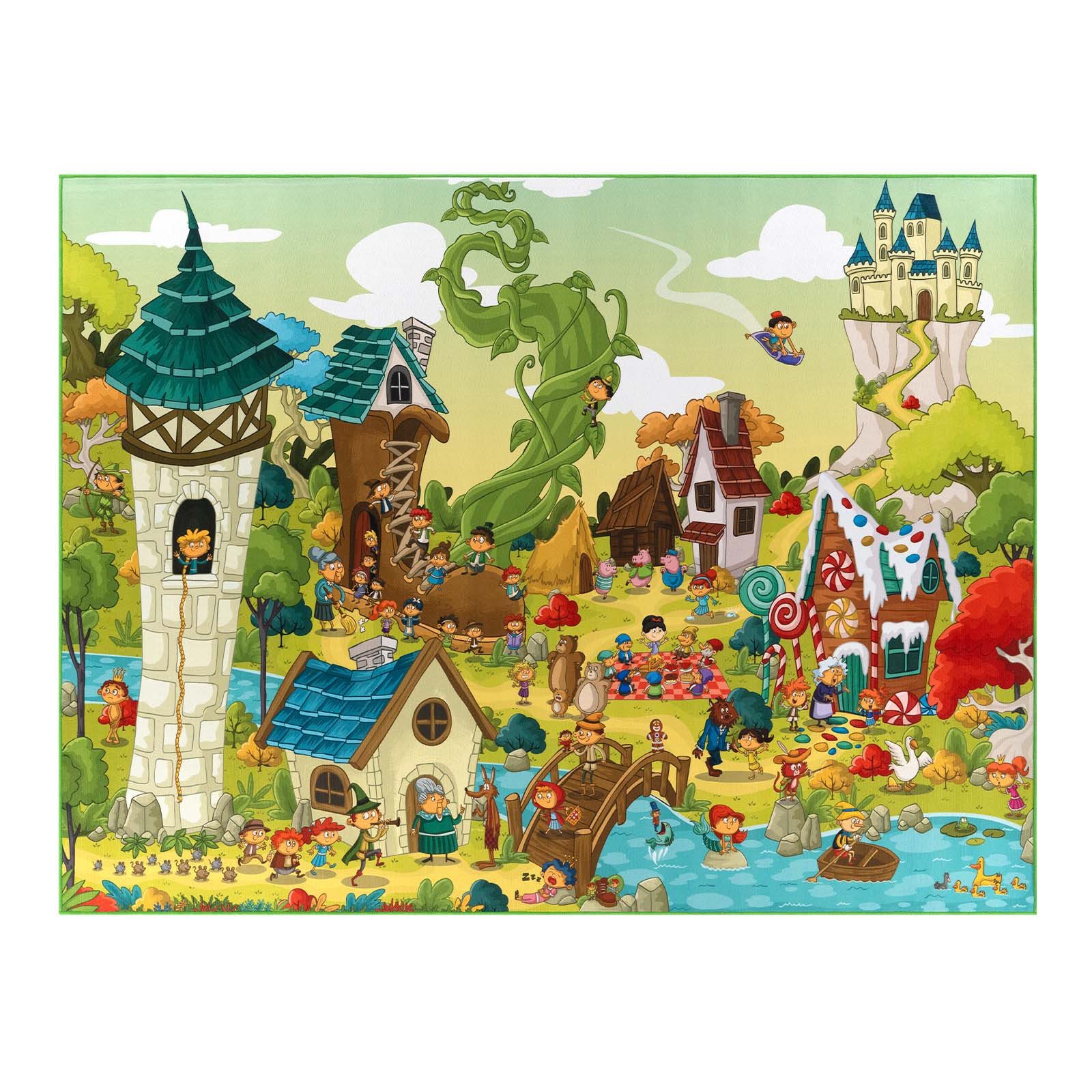 TaraCarpet Kinderteppich Fresh Kids Märchen, rechteckig, Höhe: 5 mm, Fresh günstig online kaufen