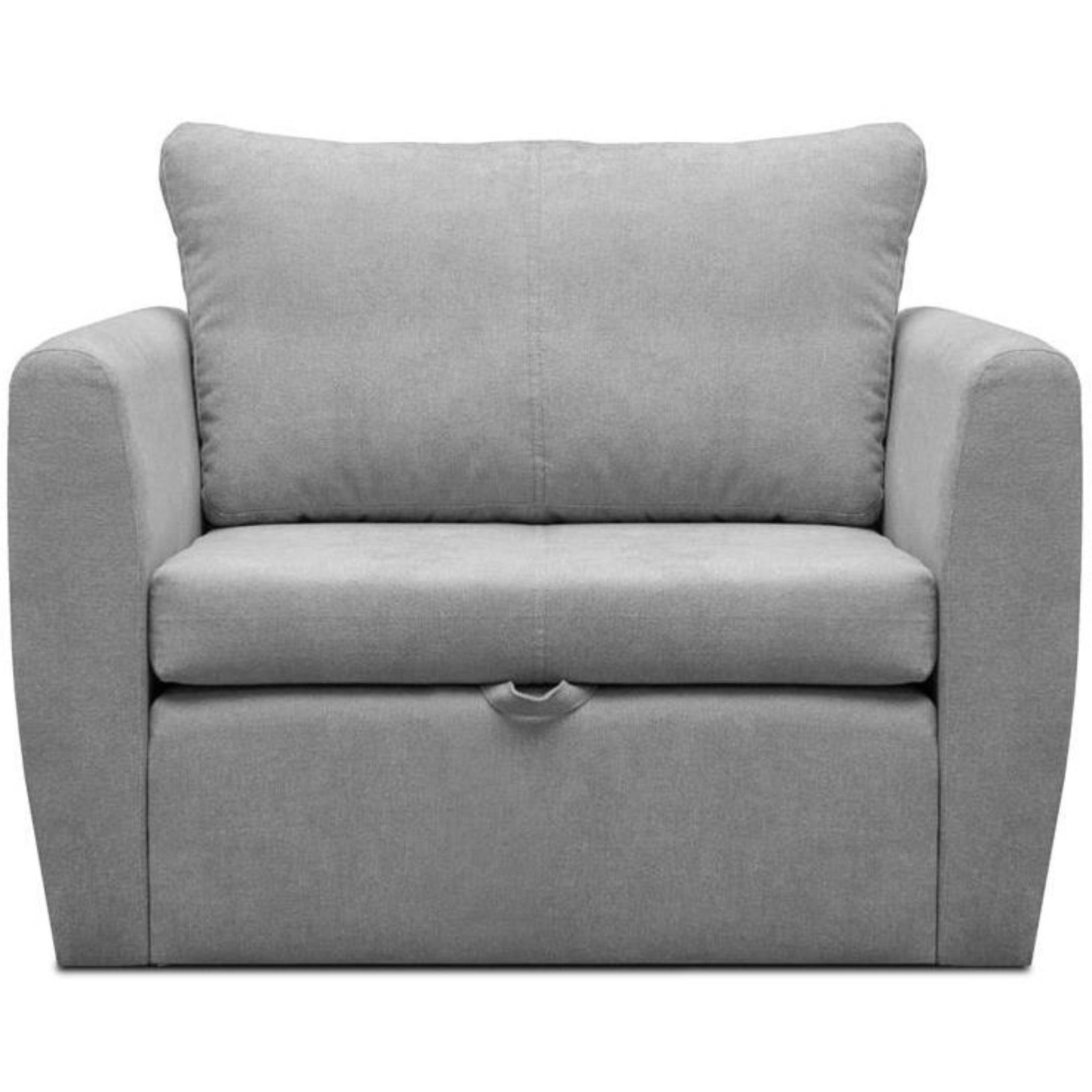 1-Sitzer Polstersessel (Modern Bettkasten, Schlaffunktion, Relaxsessel Grau 50) Sofa, (alfa Beautysofa Kamel Wohnzimmersessel), mit