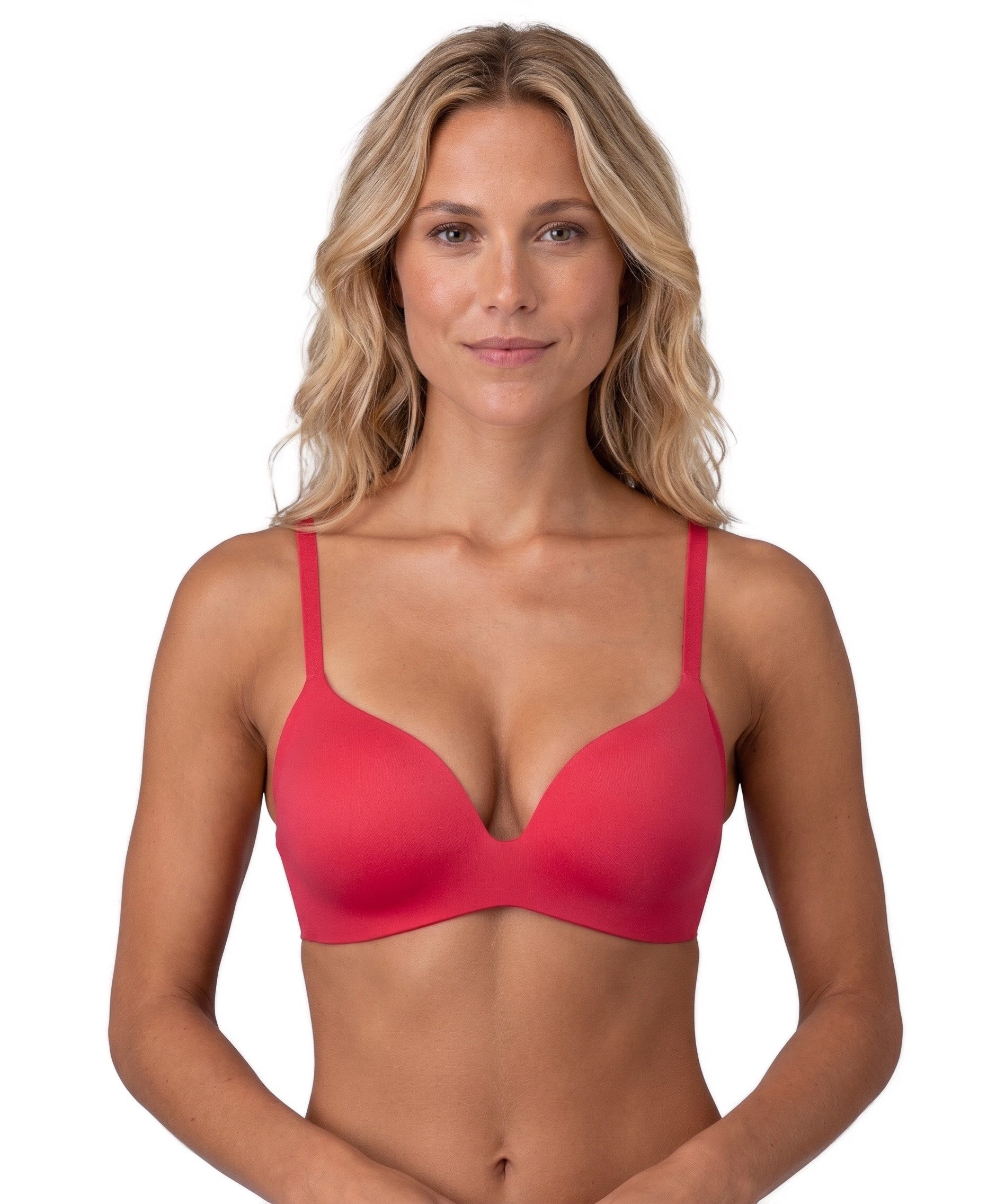 Royal Lounge Intimates Bügelloser BH Royal Delite Unsichtbar, für eine schlanke Silhouette. Scarlet Red