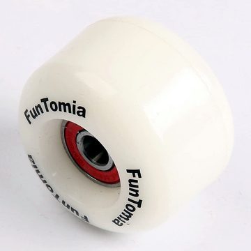 FunTomia Skateboard FunTomia 4 x Rollen für Skateboards inkl. Mach1 Kugellager Härtegrad 92A oder 100A