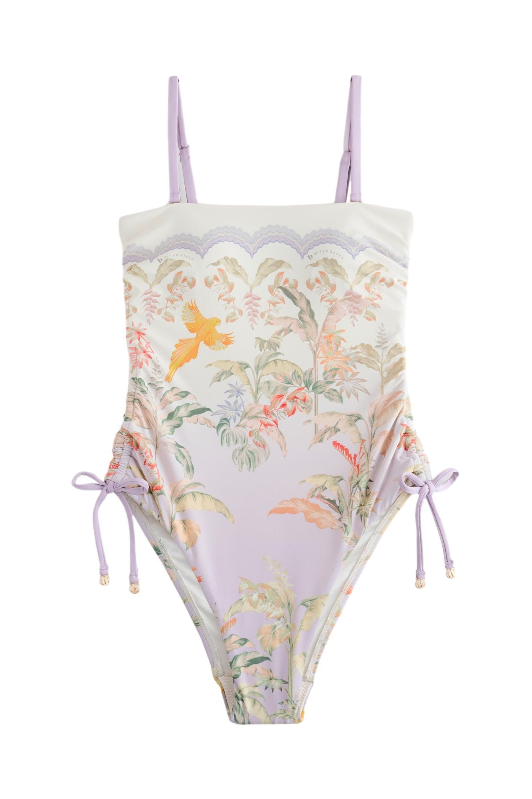 B by Ted Baker Badeanzug B by Ted Baker bauchformender Bandeau-Badeanzug (1-St)