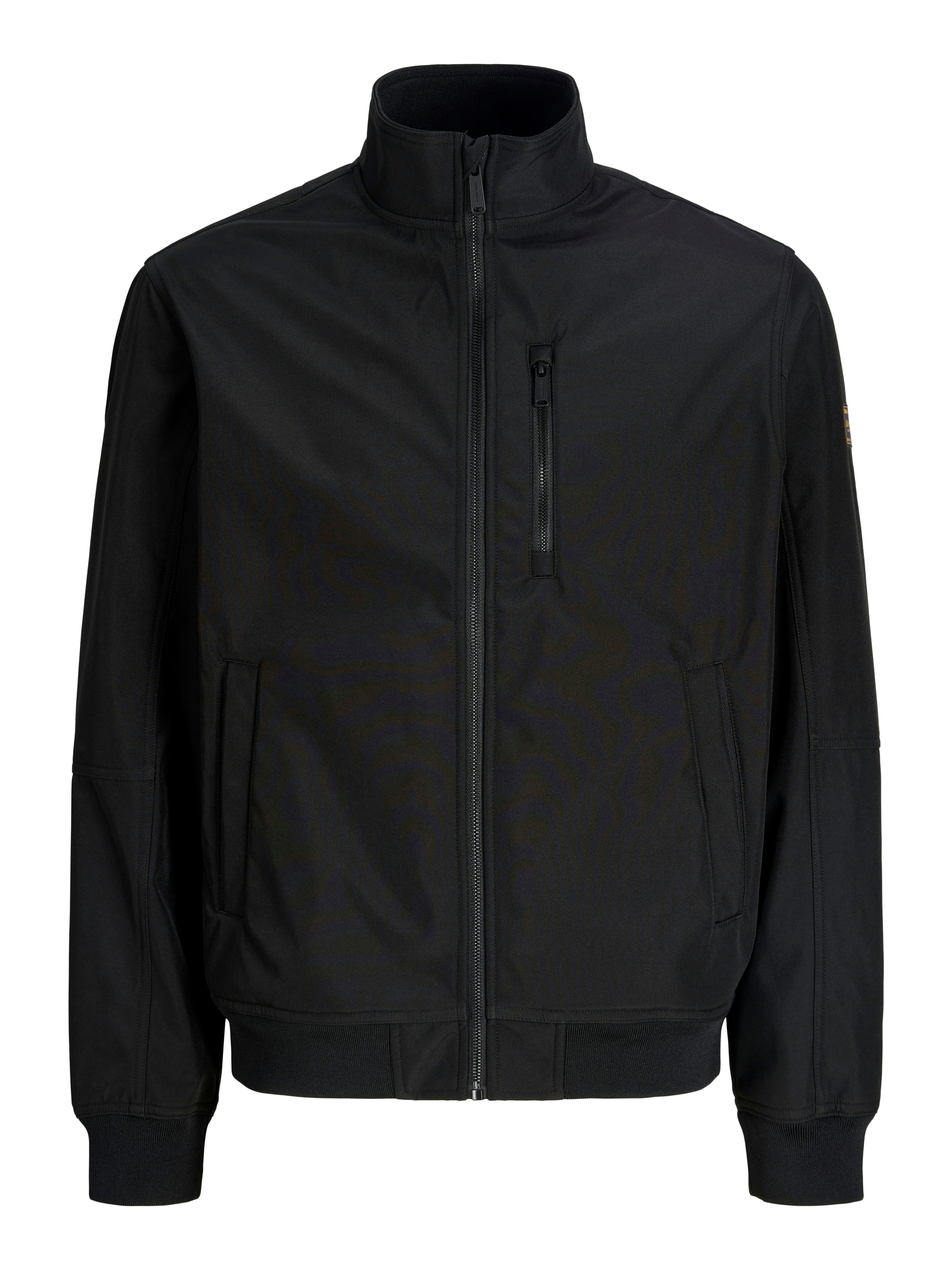 Jack & Jones Softshelljacke JJELIAM SOFTSHELL BOMBER NOOS Kunstfaser, regular fit