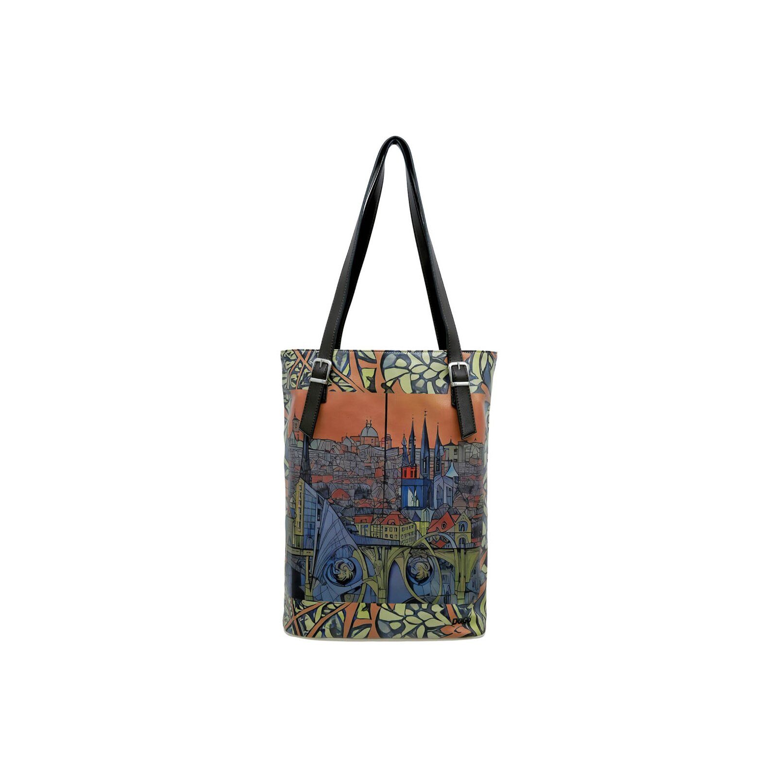 DOGO Umhängetasche Tall Bag Damen Schultertasche City Of Spires Damen, Handgefertigt