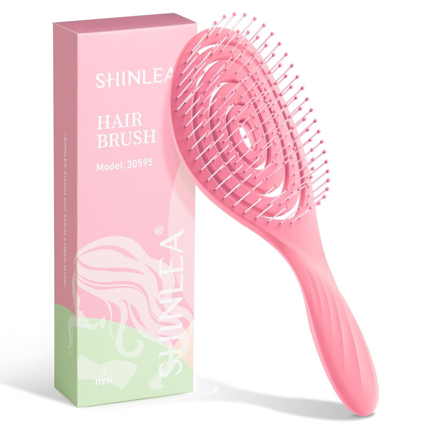 SHINLEA Haarkamm SHINLEA Entwirrungsbürste für nasses Haar (Spiralbürste)