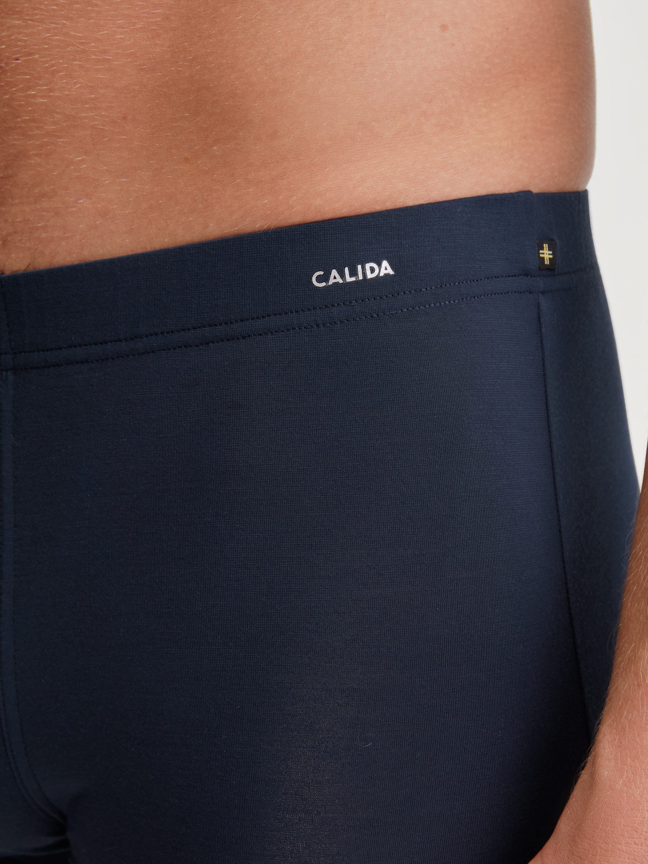 CALIDA Boxer Balanced Day Herren (1-St) weich auf der Haut, kurzes Bein, temperatur-& feuchtigkeitsregulierend
